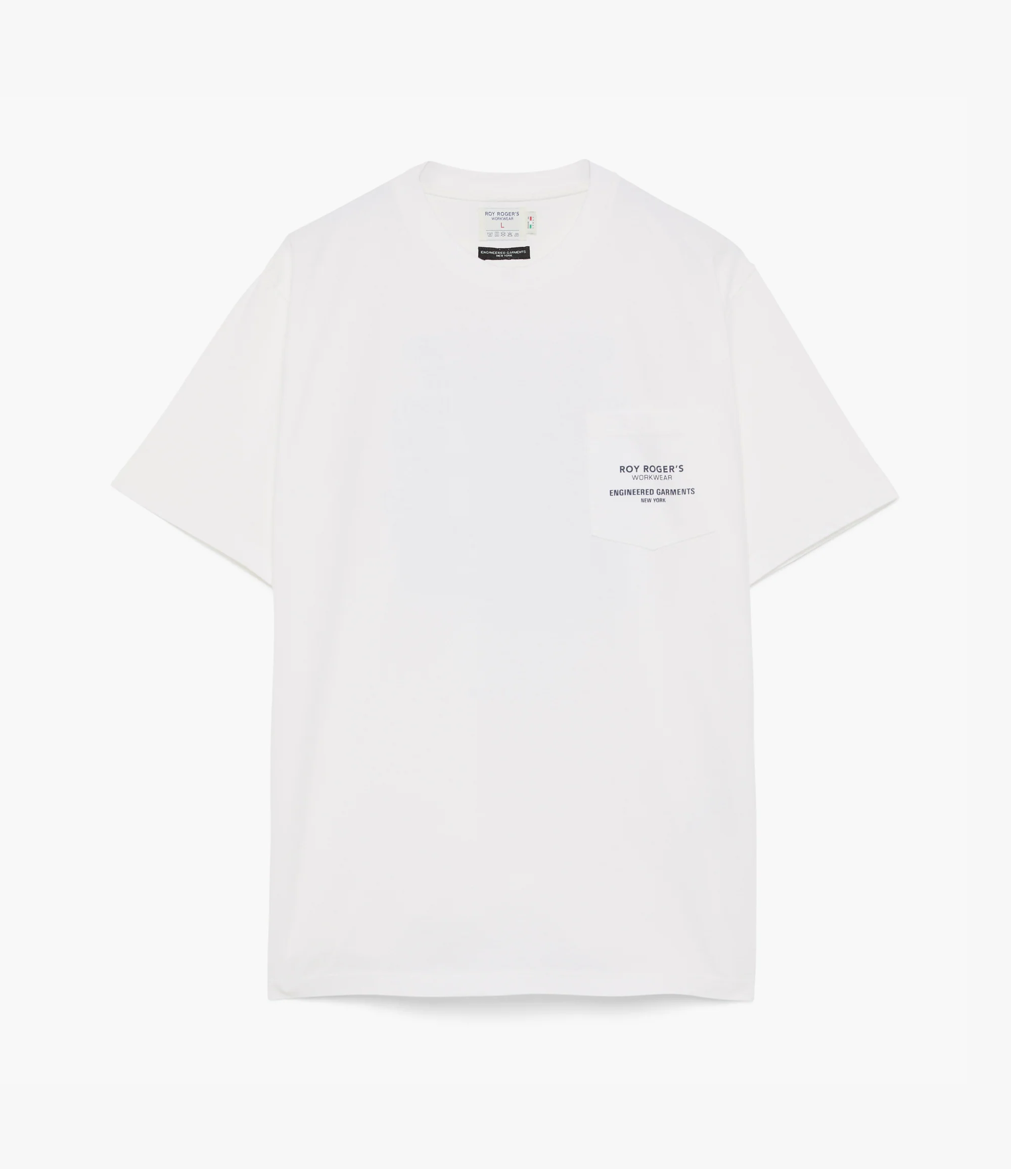 Crew Neck T-Shirt – Off White Jersey