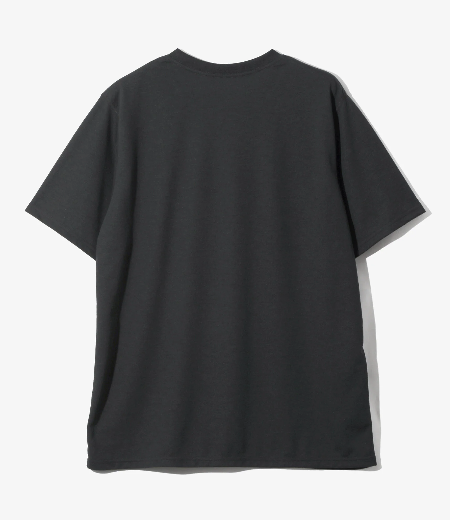 Crew Neck T-Shirt – Charcoal 'Simplify' Print - Image 3
