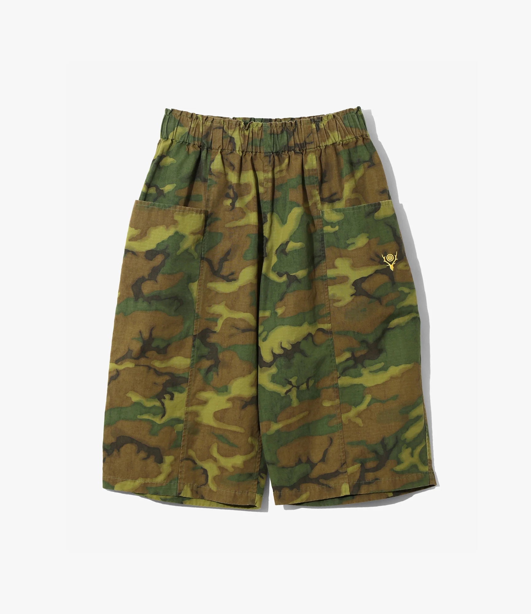 Cropped Army String Pant – Camo Ripstop