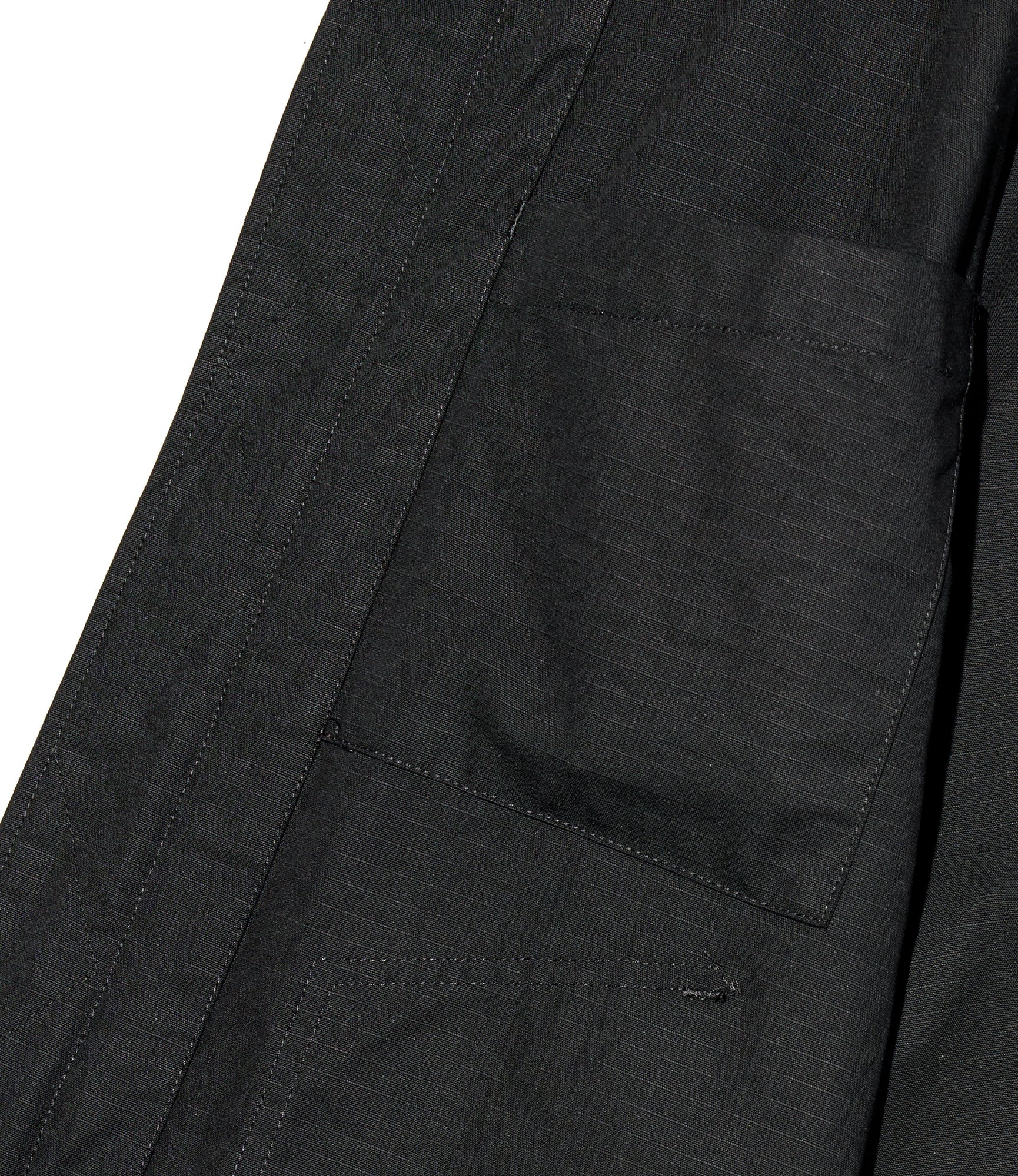 Deck Parka – Black Ripstop Cotton - Image 4