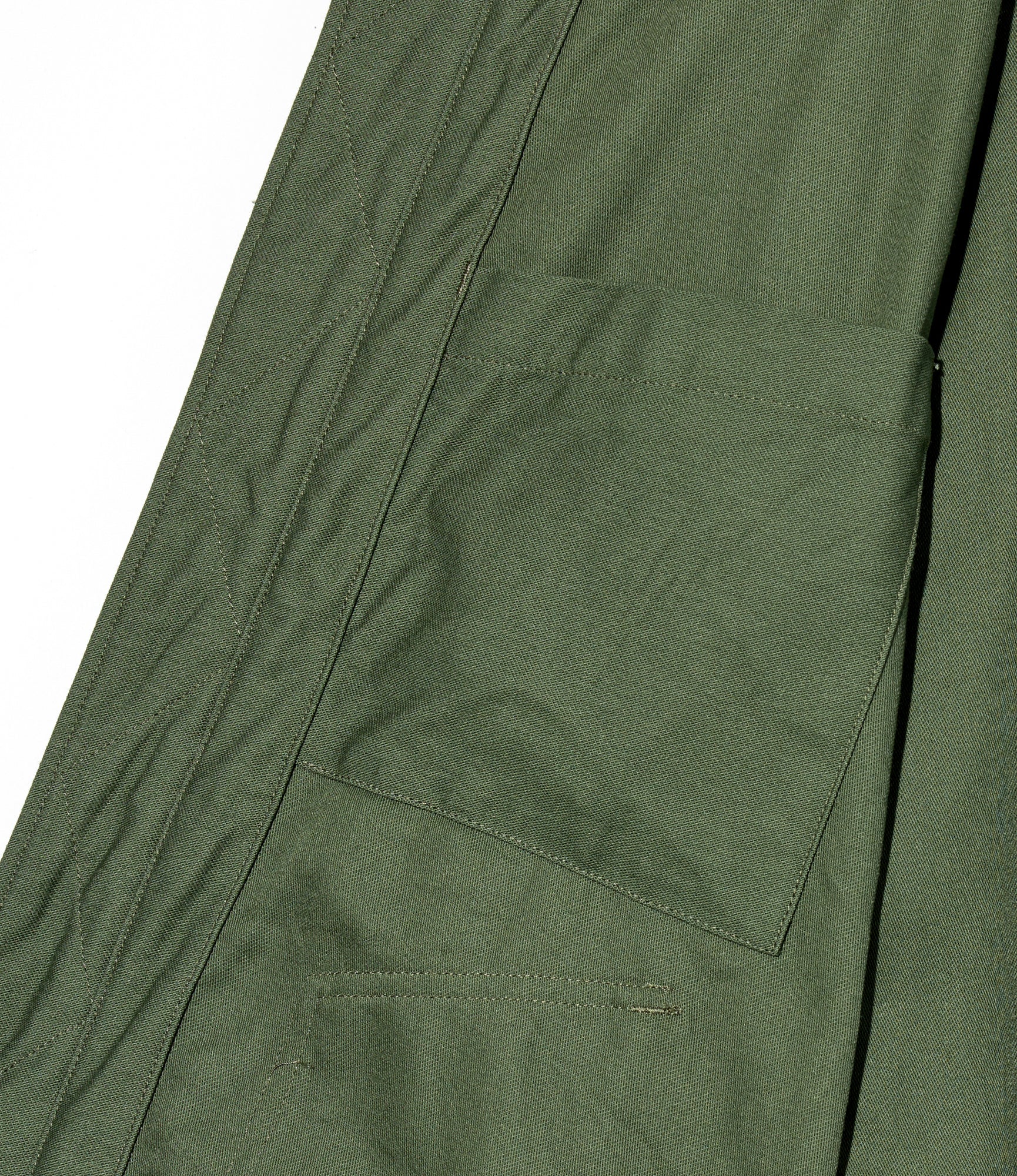 Deck Parka – Olive Reversed Sateen - Image 4