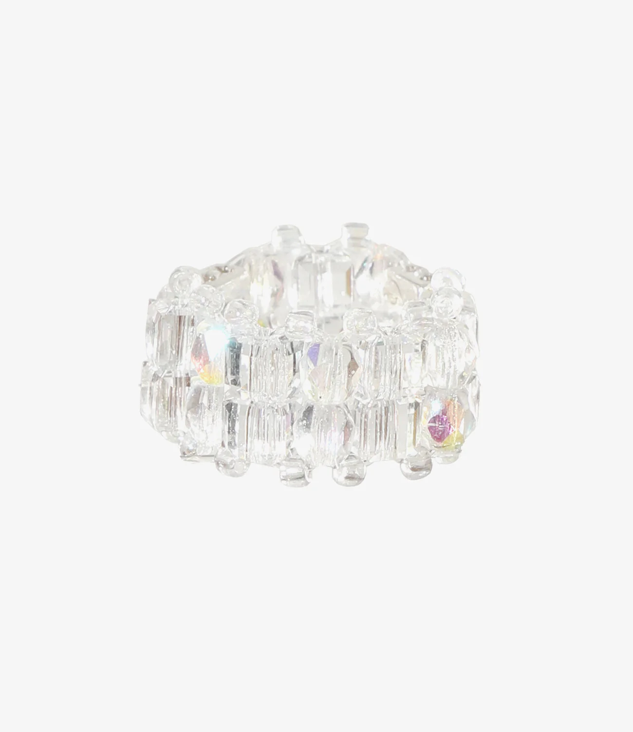 Double-Row Crystal Bead Ring - Image 4