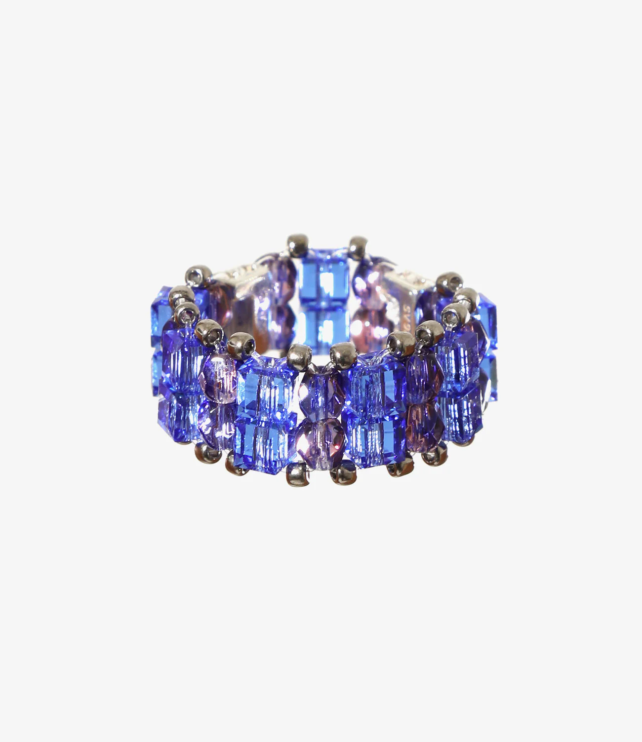 Double-Row Crystal Bead Ring - Image 5
