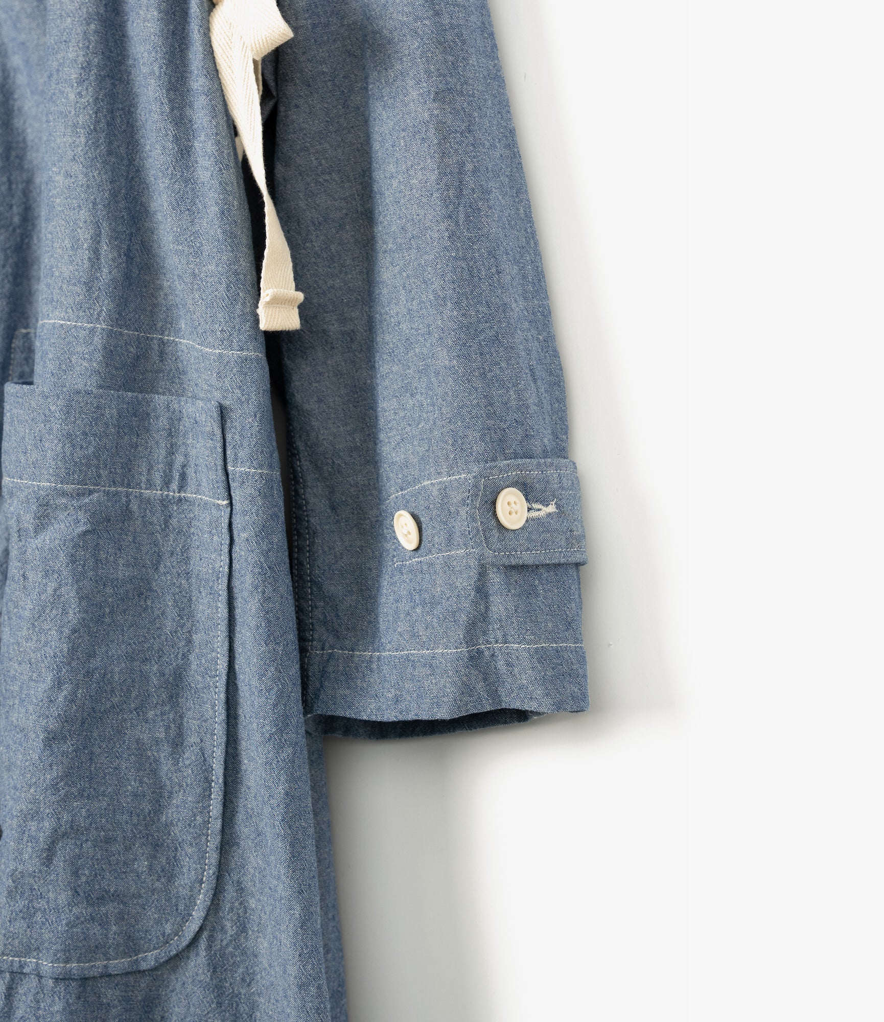 Duffle Dress – Light Indigo Chambray - Image 5