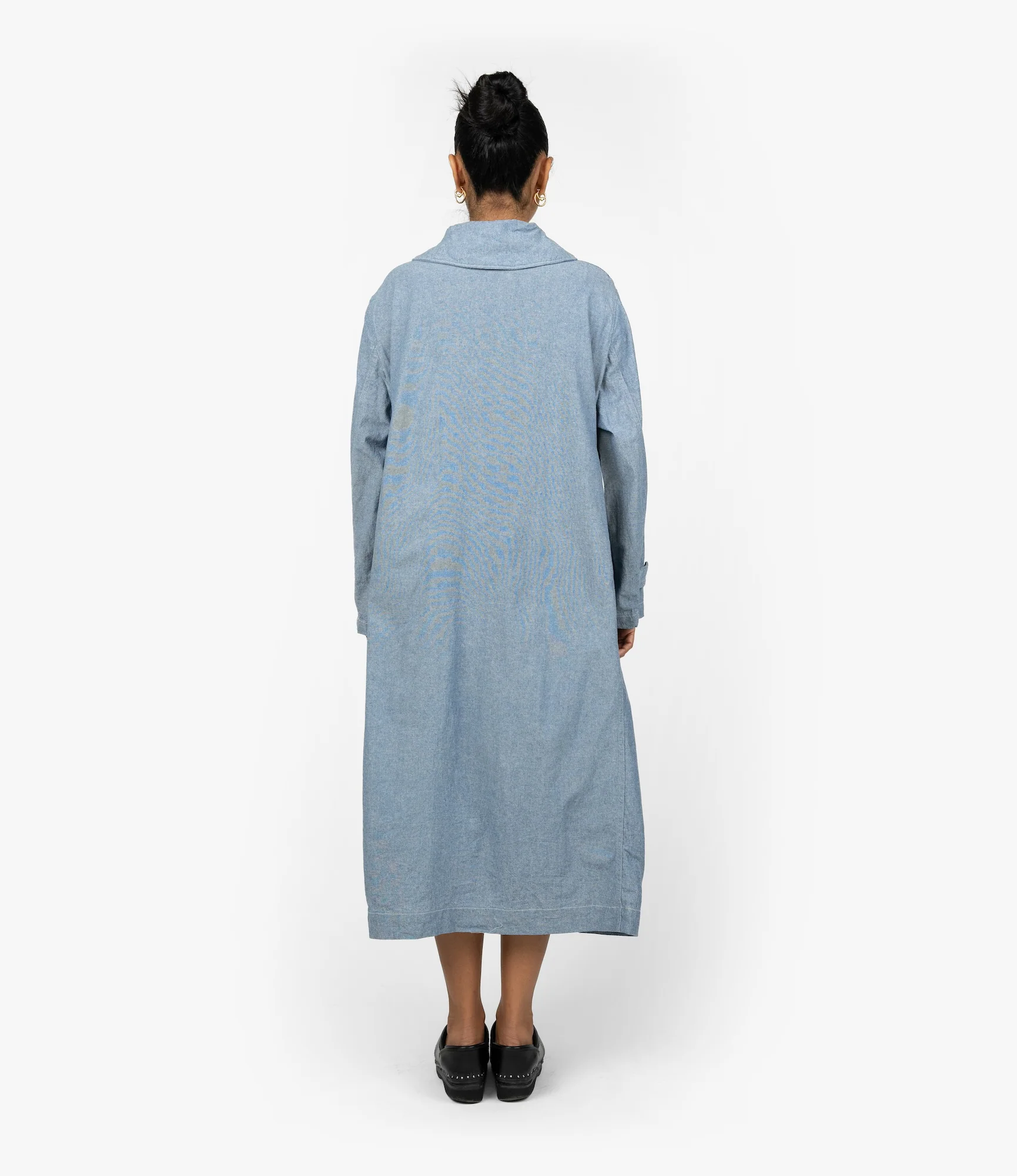 Duffle Dress – Light Indigo Chambray - Image 6
