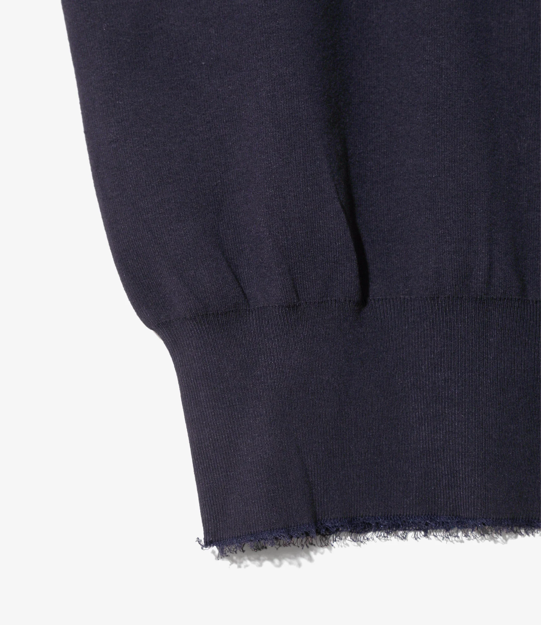 Embroidered Polo Sweater – Navy - Image 4