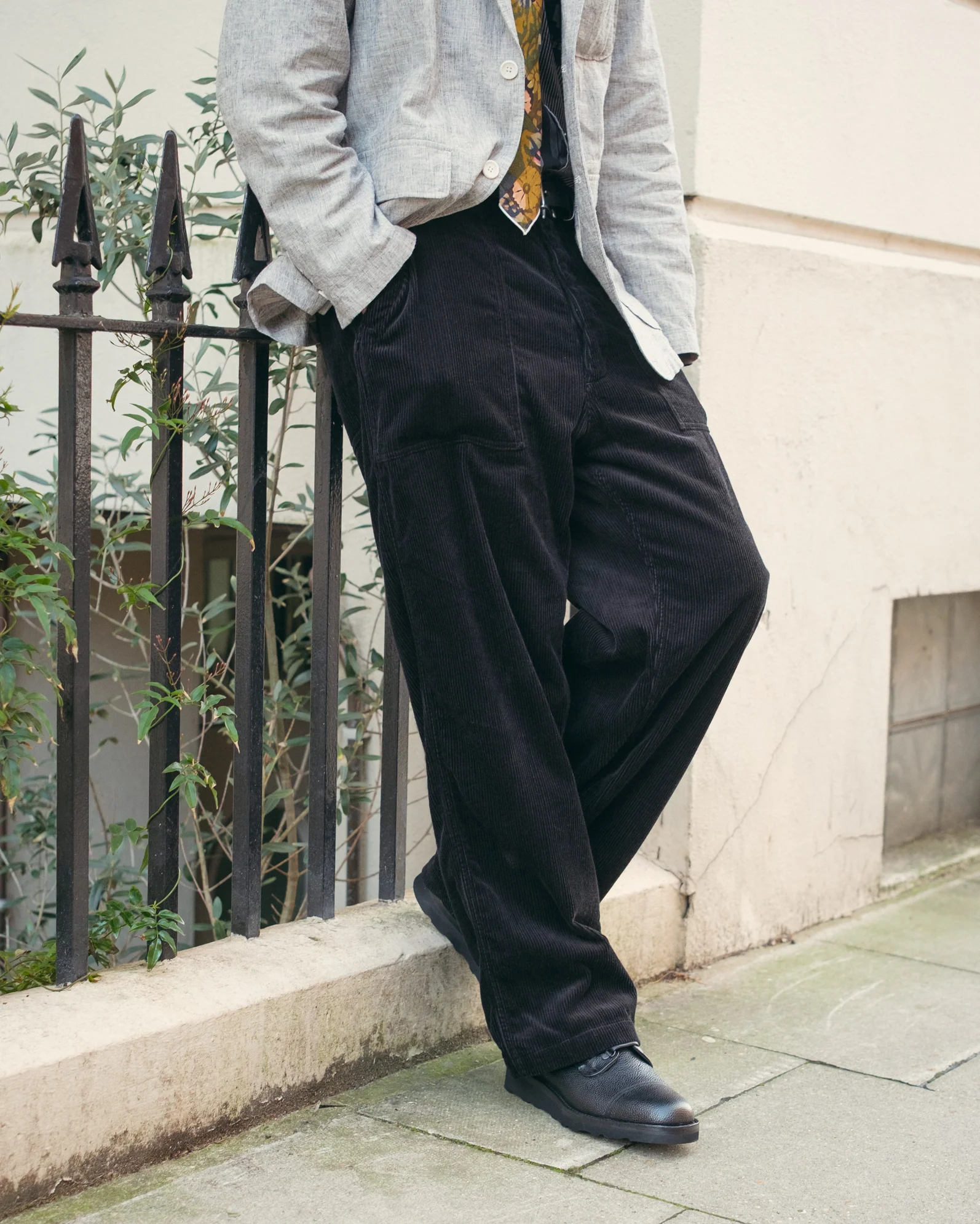Fatigue Pant – Black 8W Corduroy - Image 2