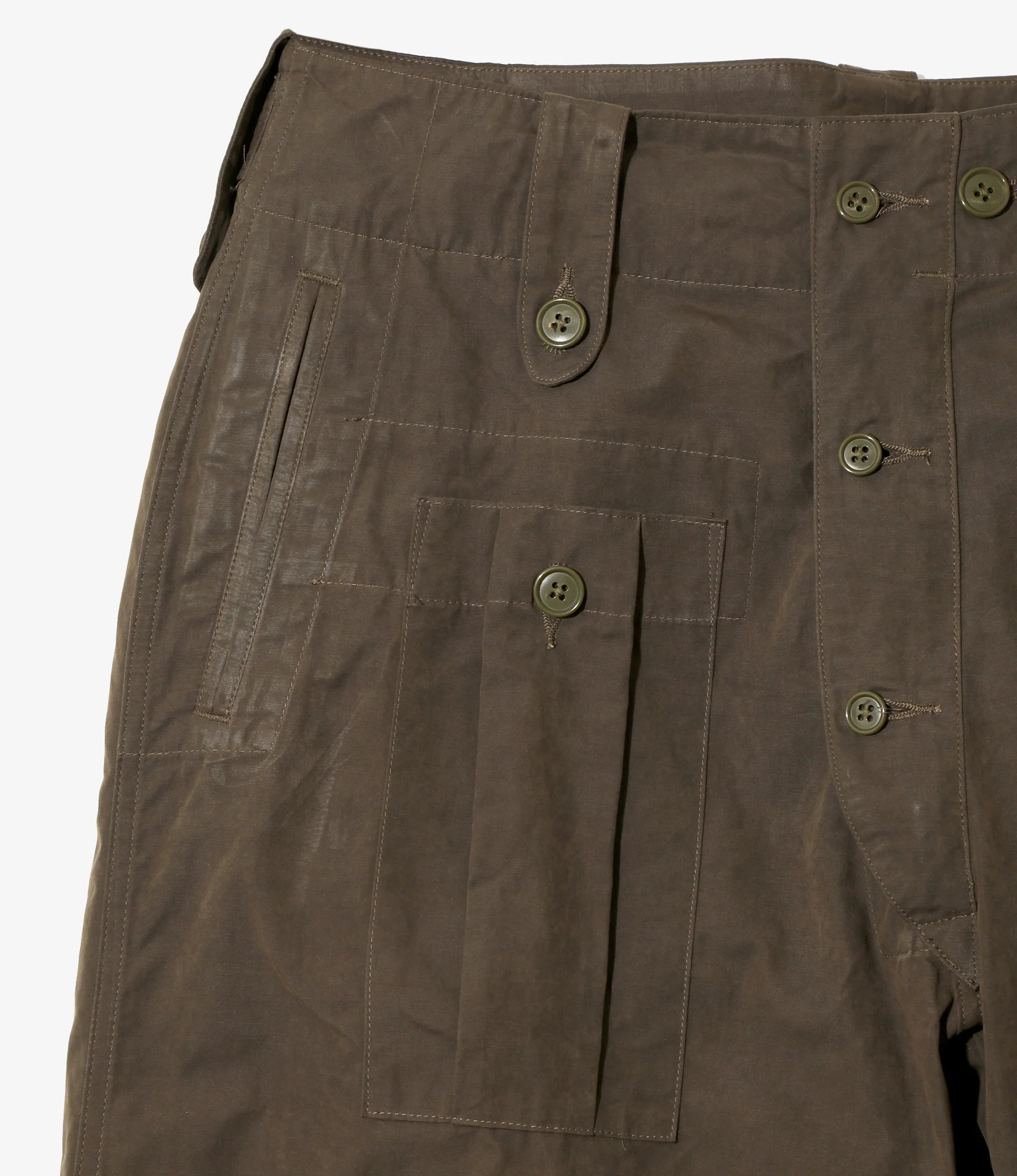 Field Pant – Brown Waxed Cloth - Image 4