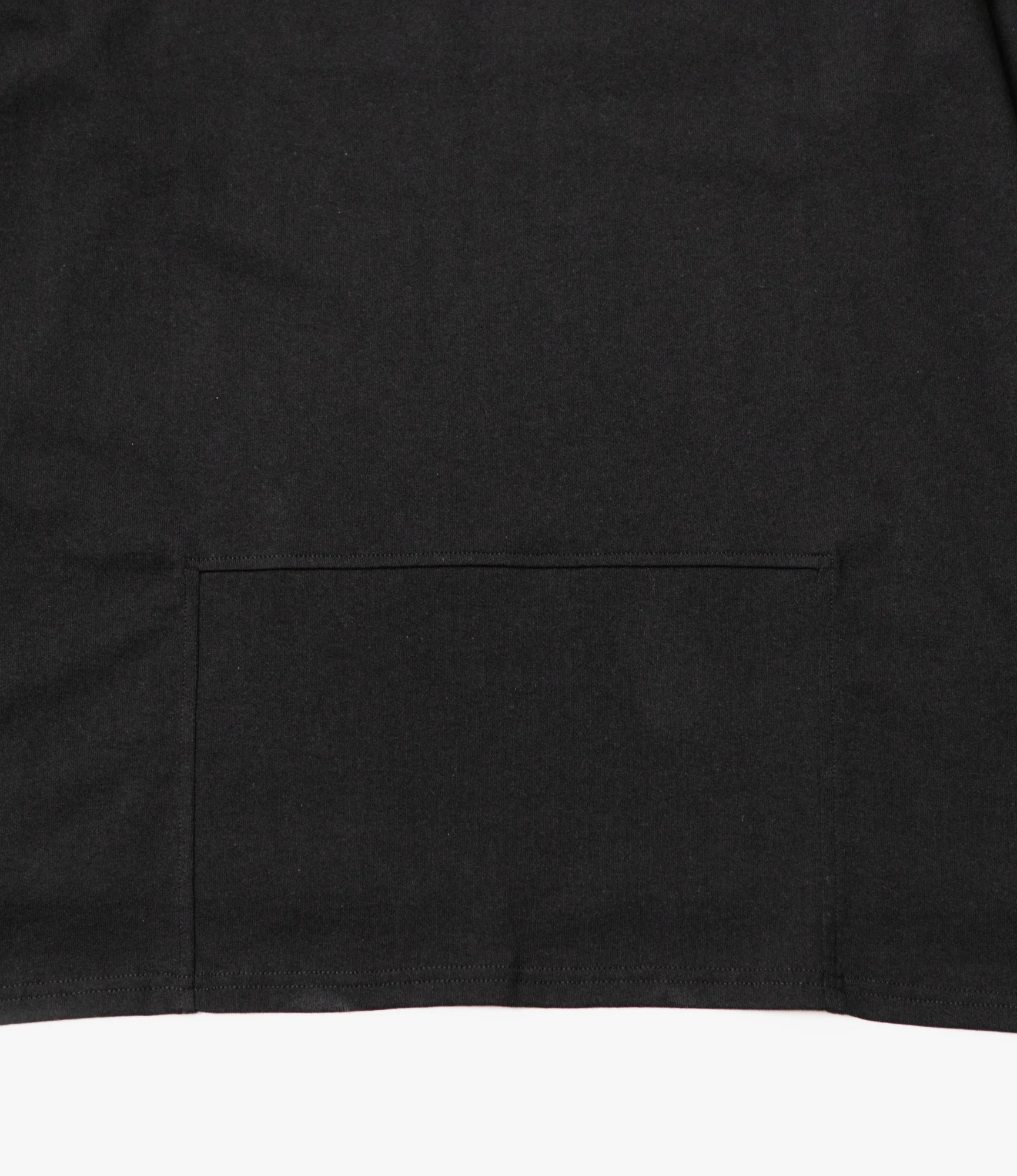 Fisherman Bib Neck Shirt – Black - Image 6