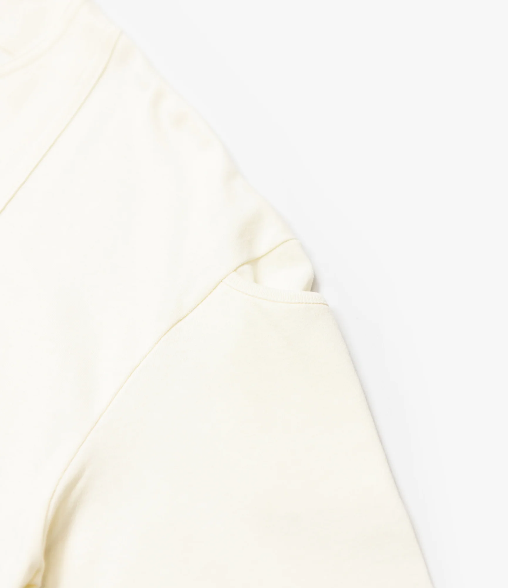 Fisherman Bib Neck Shirt – Off White - Image 4