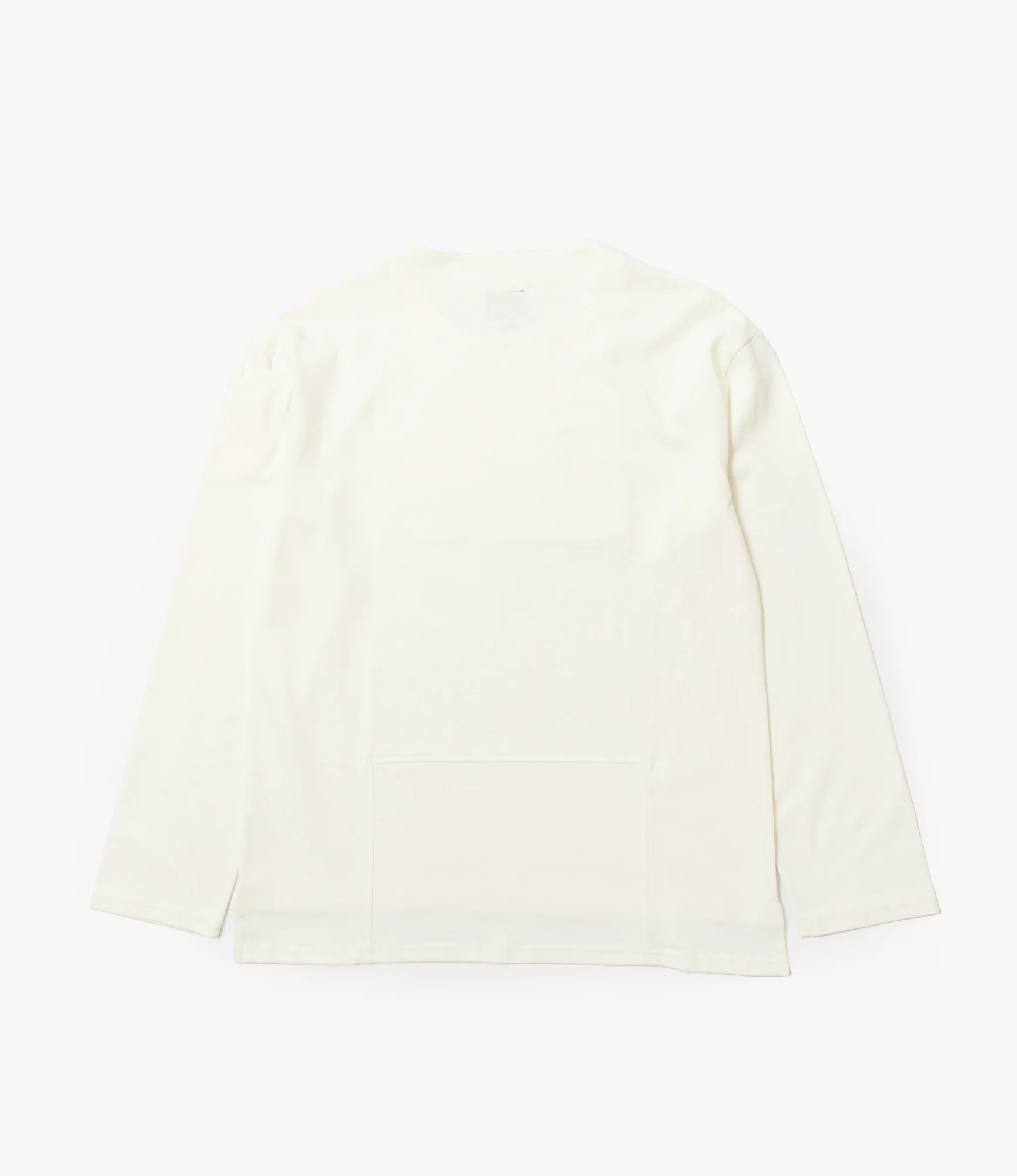 Fisherman Bib Neck Shirt – Off White - Image 5