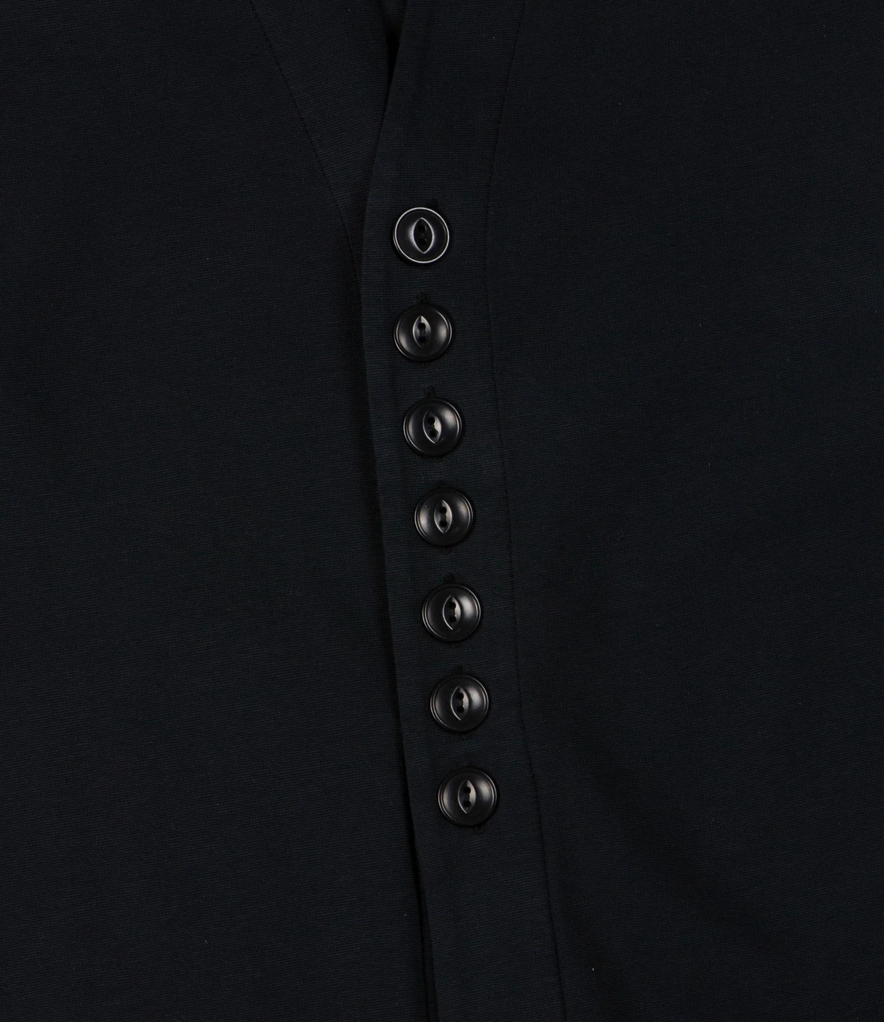Fisherman Cardigan – Black Ponte Jersey - Image 2