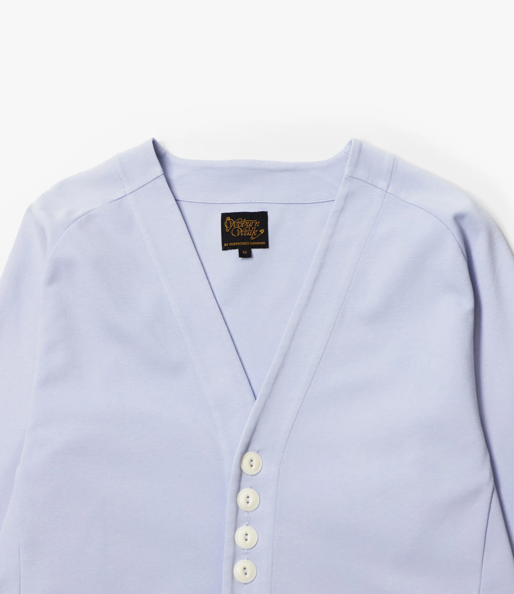 Fisherman Cardigan – Sky Blue Ponte Jersey - Image 2