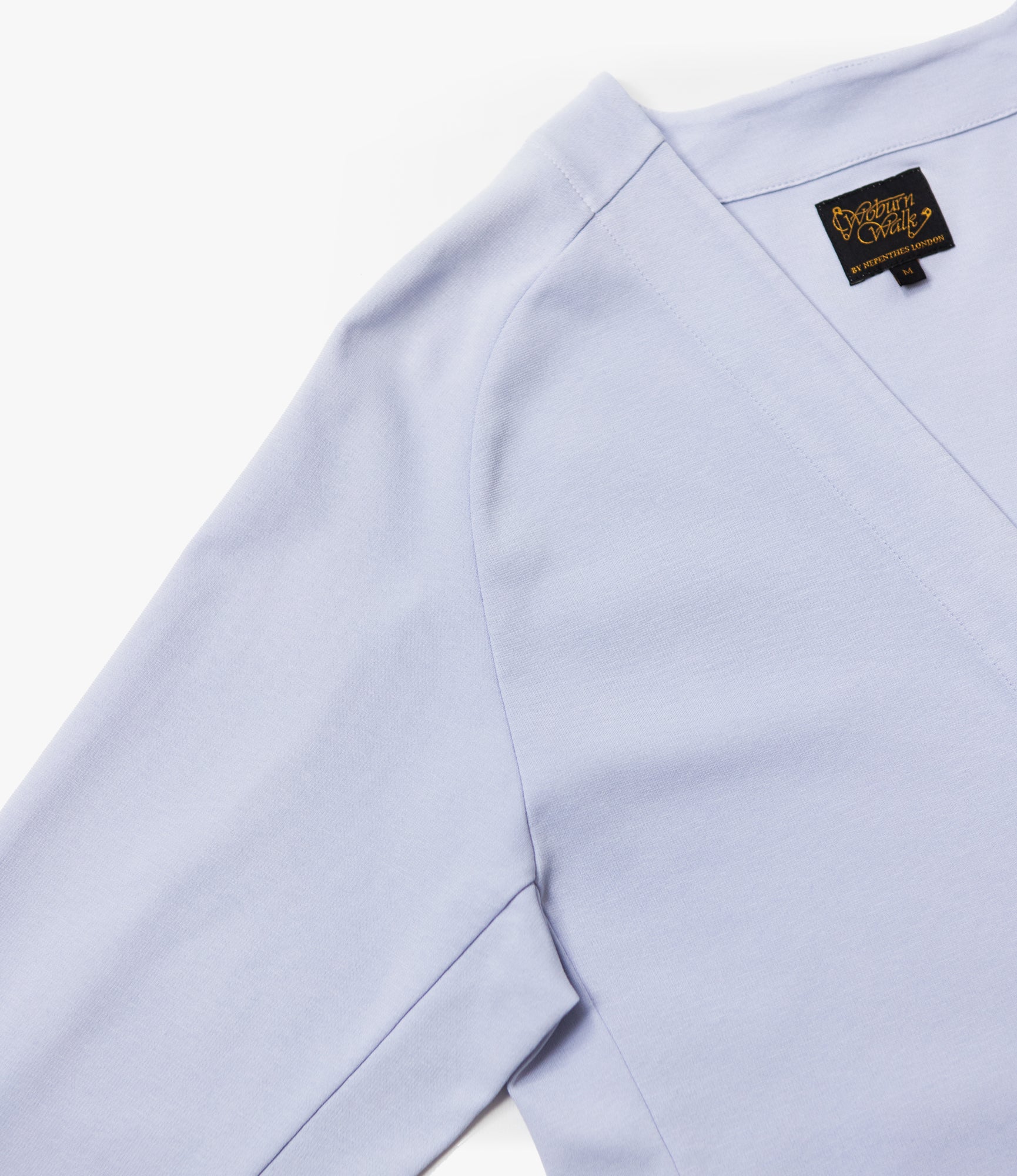 Fisherman Cardigan – Sky Blue Ponte Jersey - Image 4