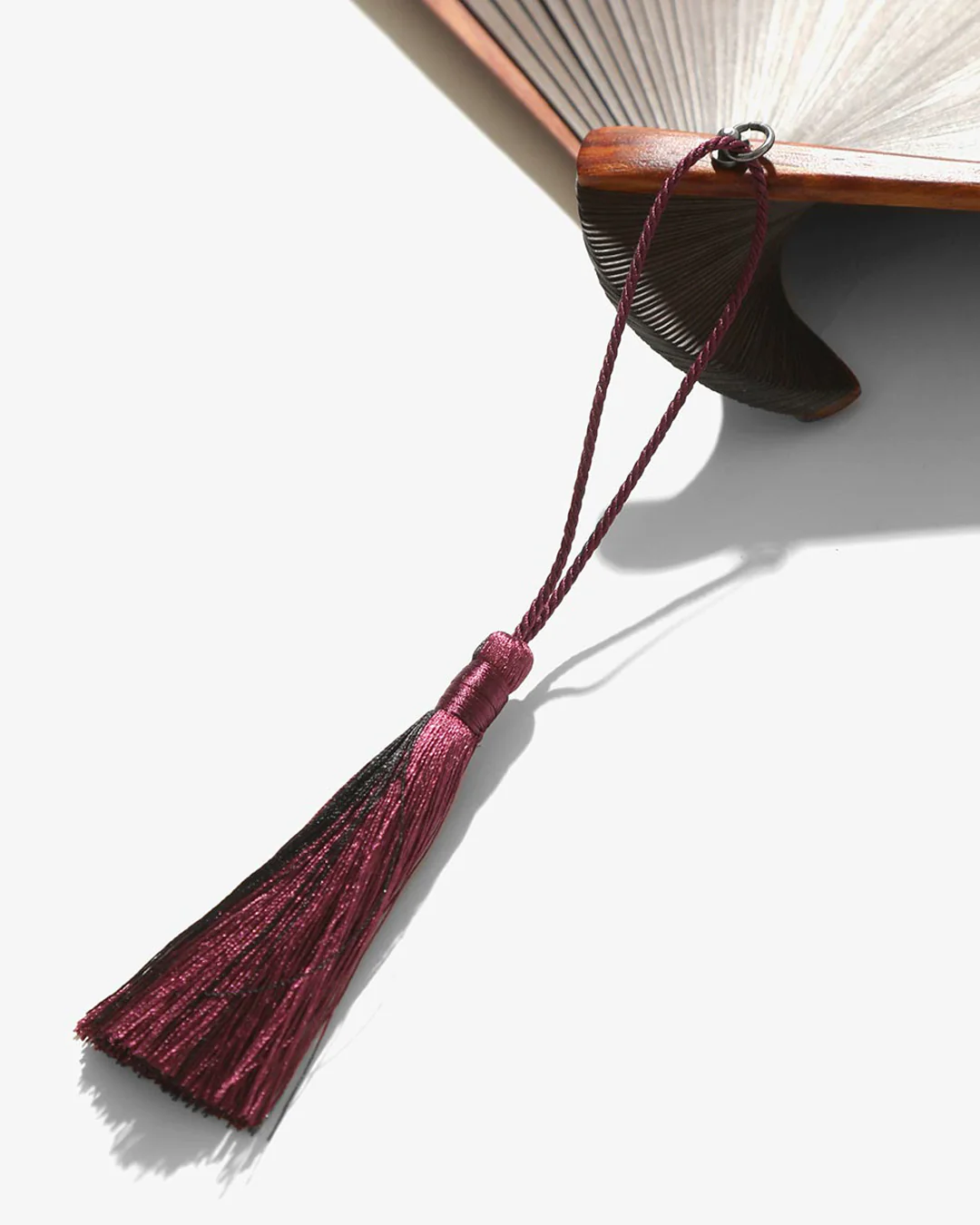 Foldable 60-Leaf Sensu Fan – Rosewood - Image 3