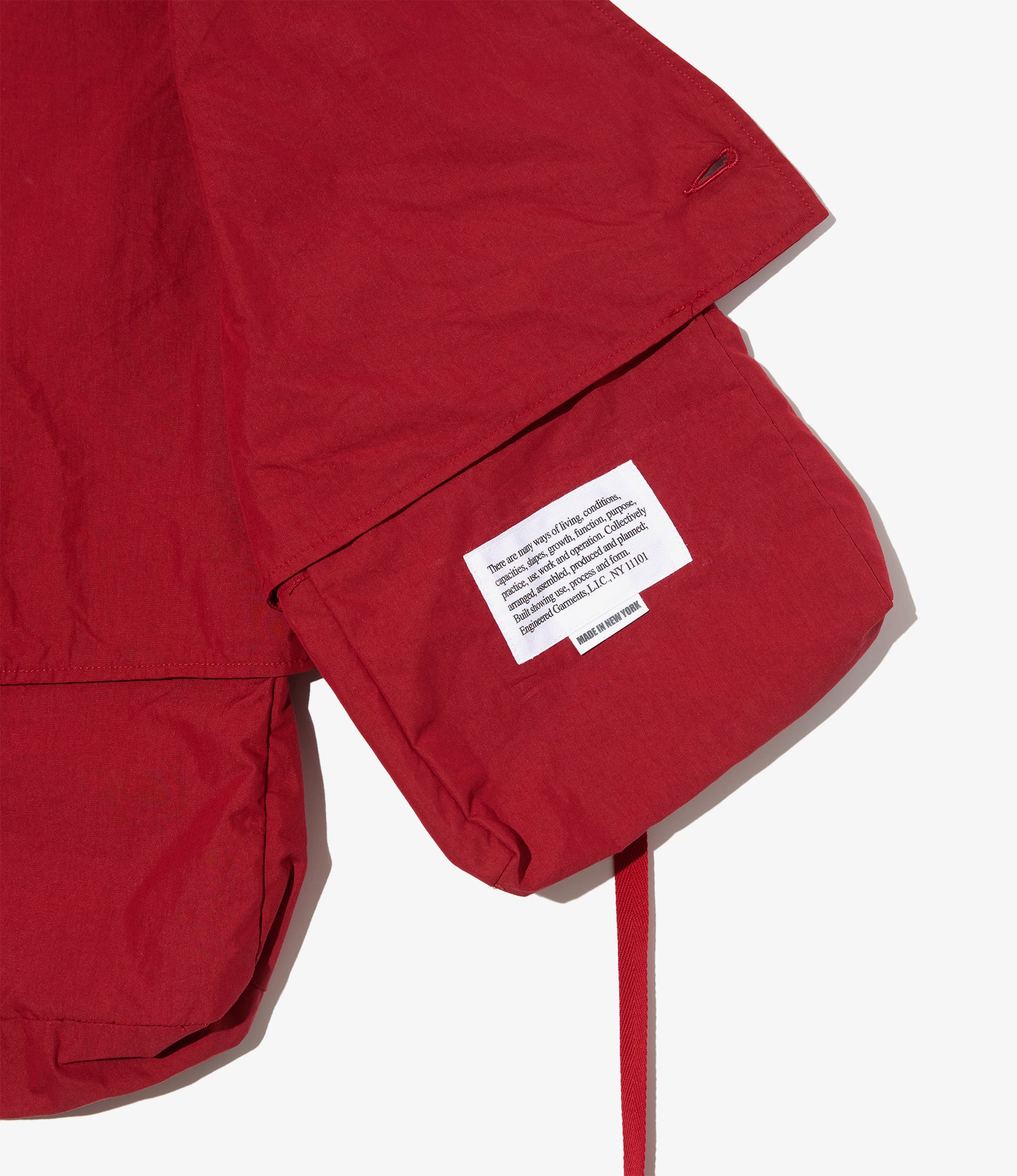 Fowl Vest – Red Nyco Poplin - Image 4
