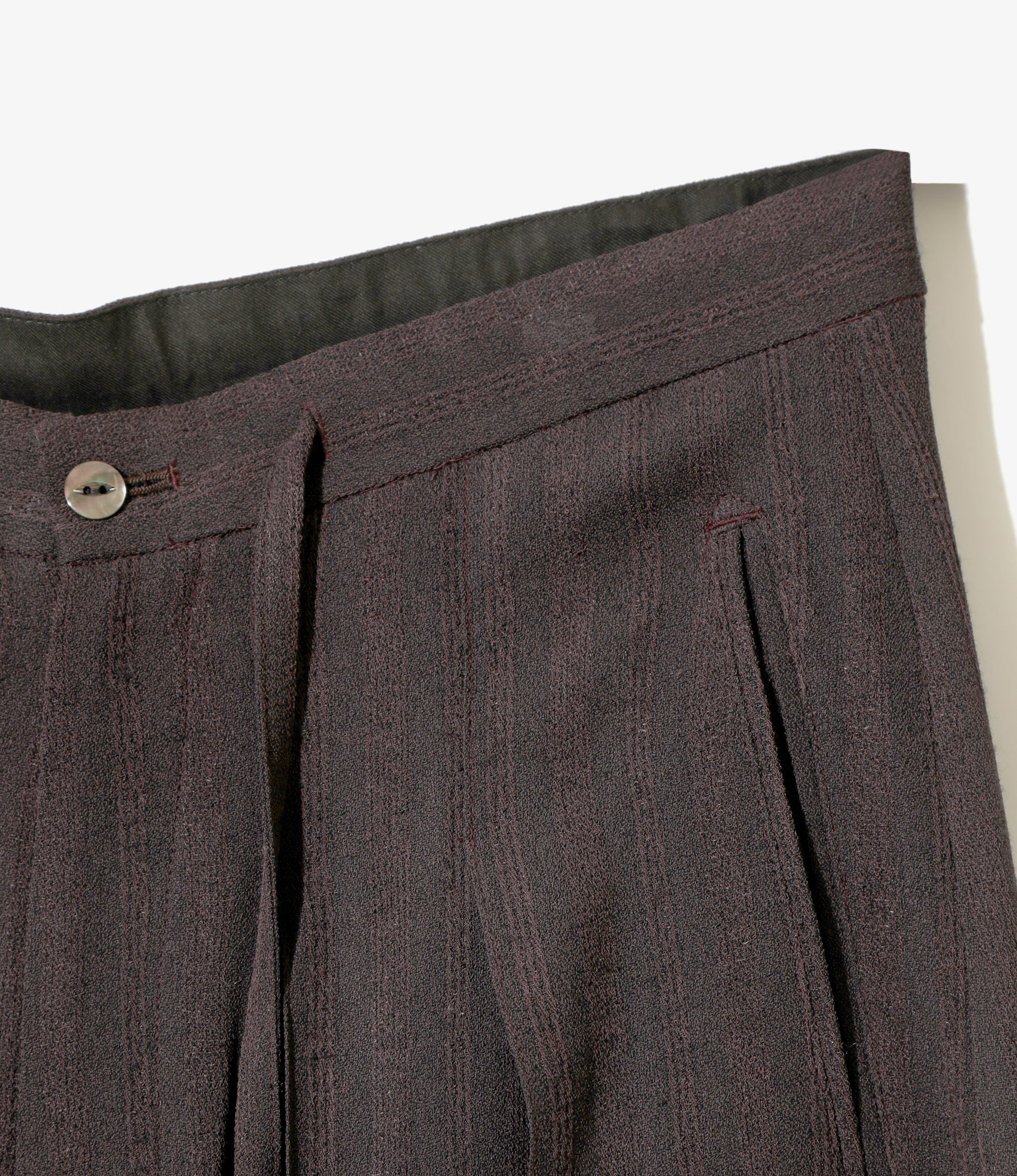 Hakama Pant – Burgundy Stripe - Image 4