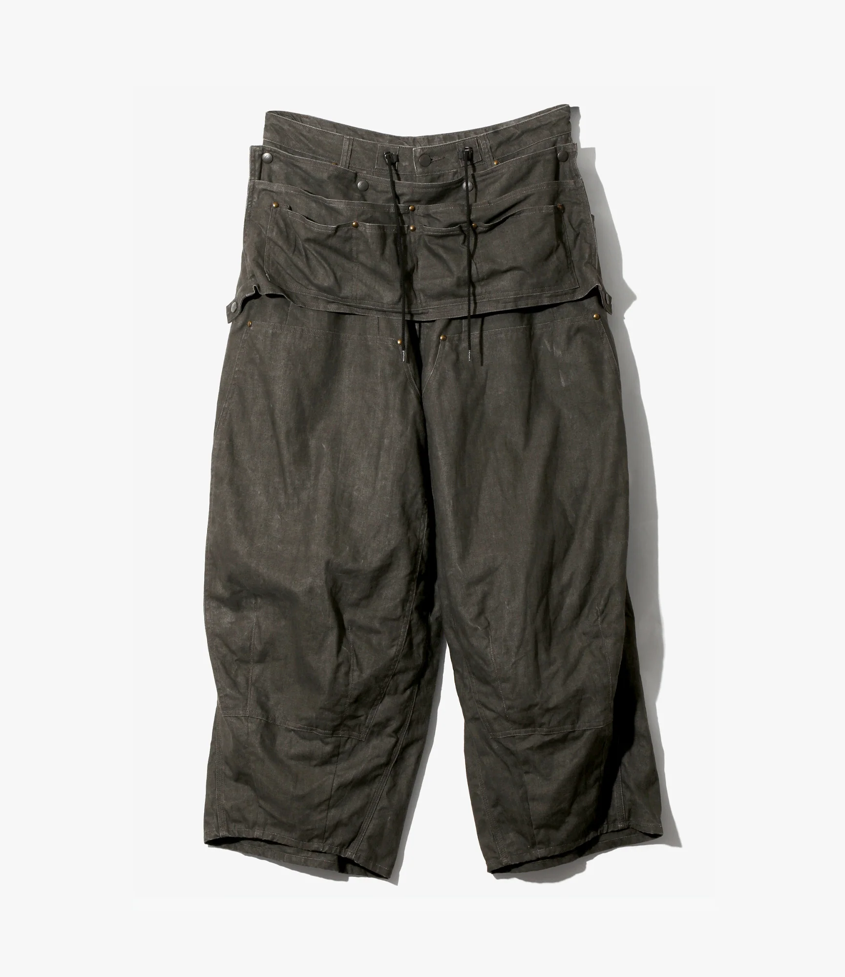 H.D. Apron Painter Pant – Black Sumi-Dyed Canvas