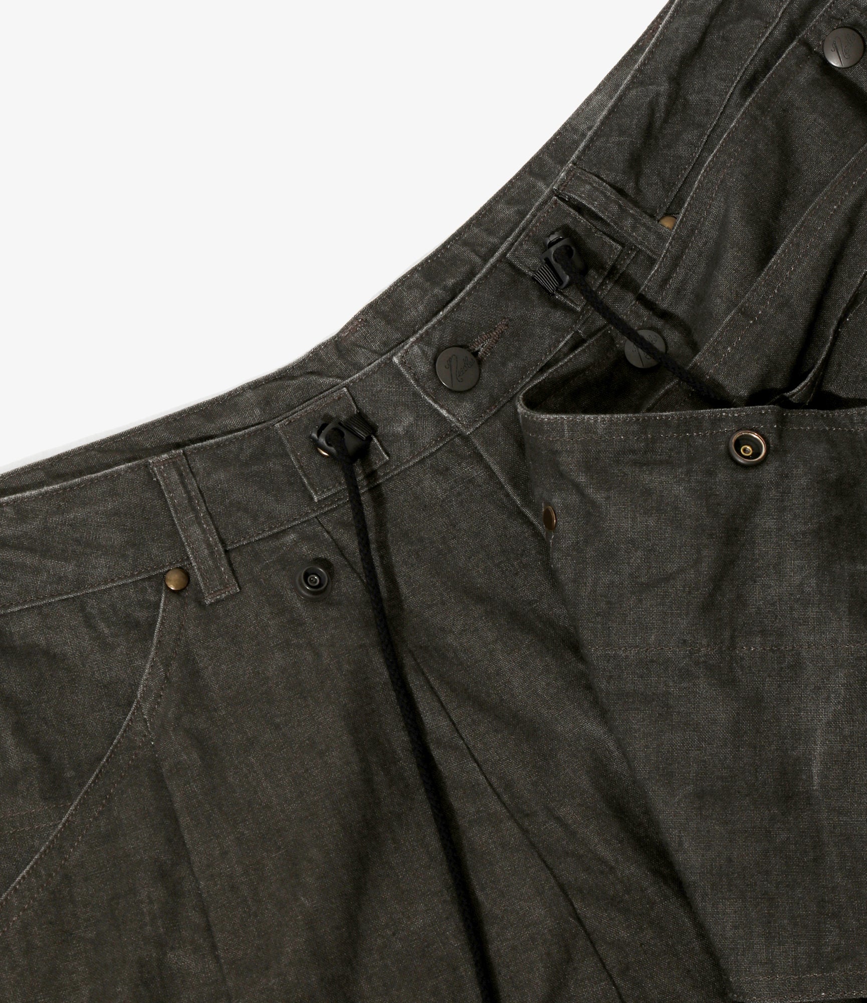 H.D. Apron Painter Pant – Black Sumi-Dyed Canvas - Image 3