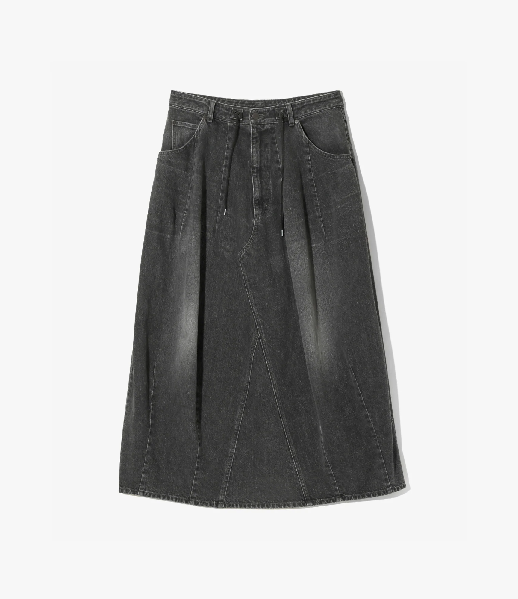 H.D. Jean Skirt – Black 12oz Denim