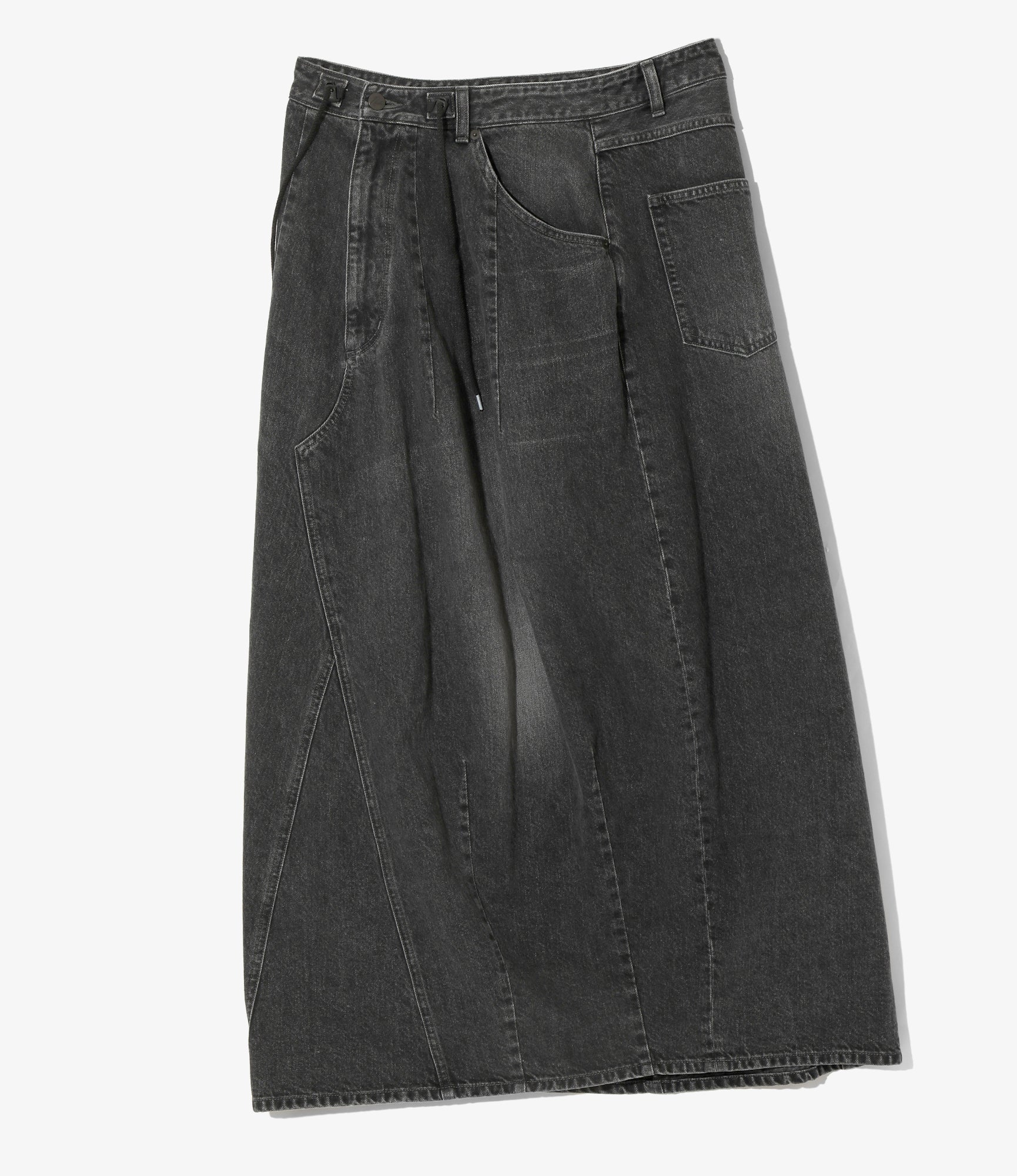 H.D. Jean Skirt – Black 12oz Denim - Image 4