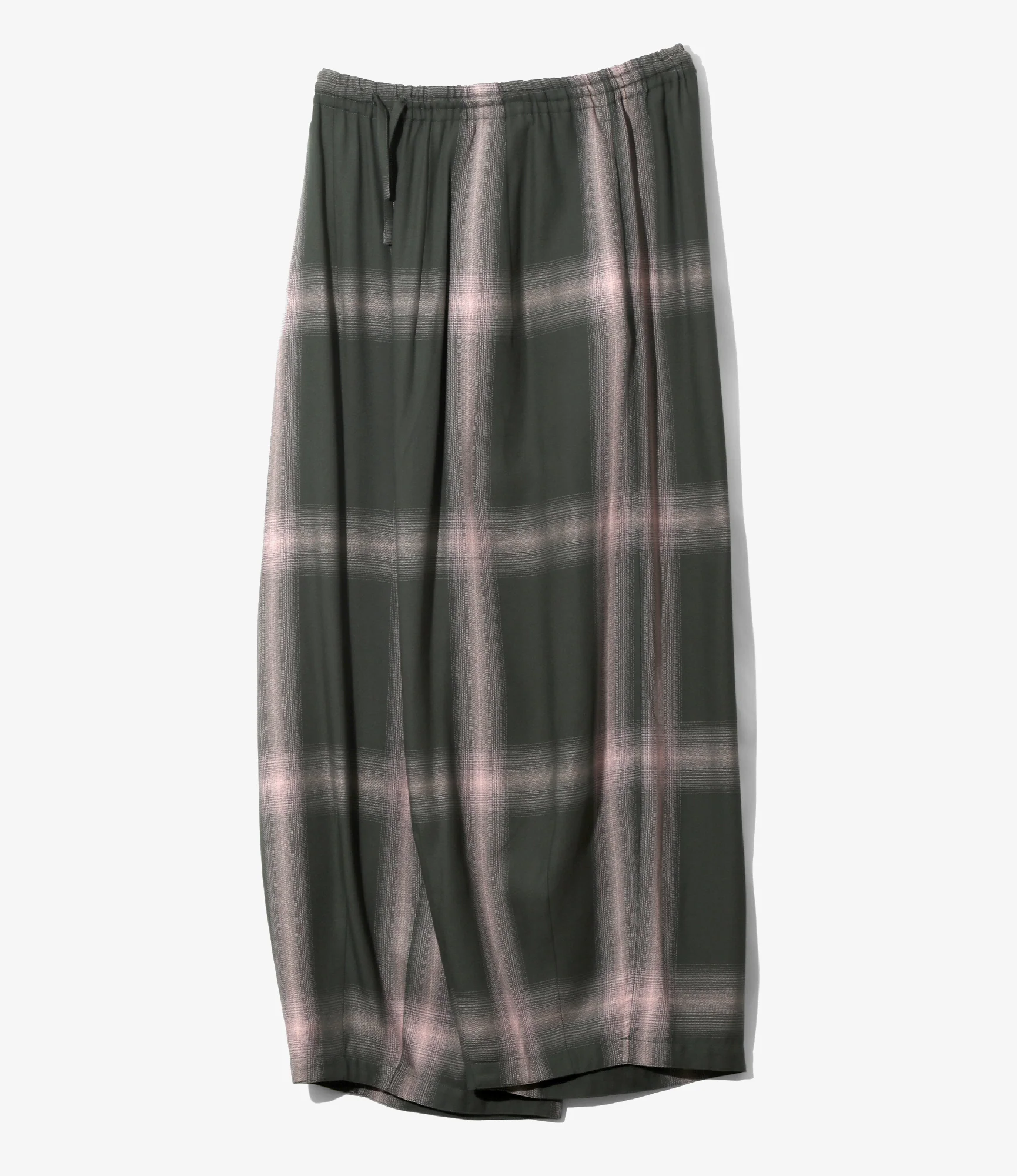 H.D. Pant – Green Plaid Rayon - Image 3