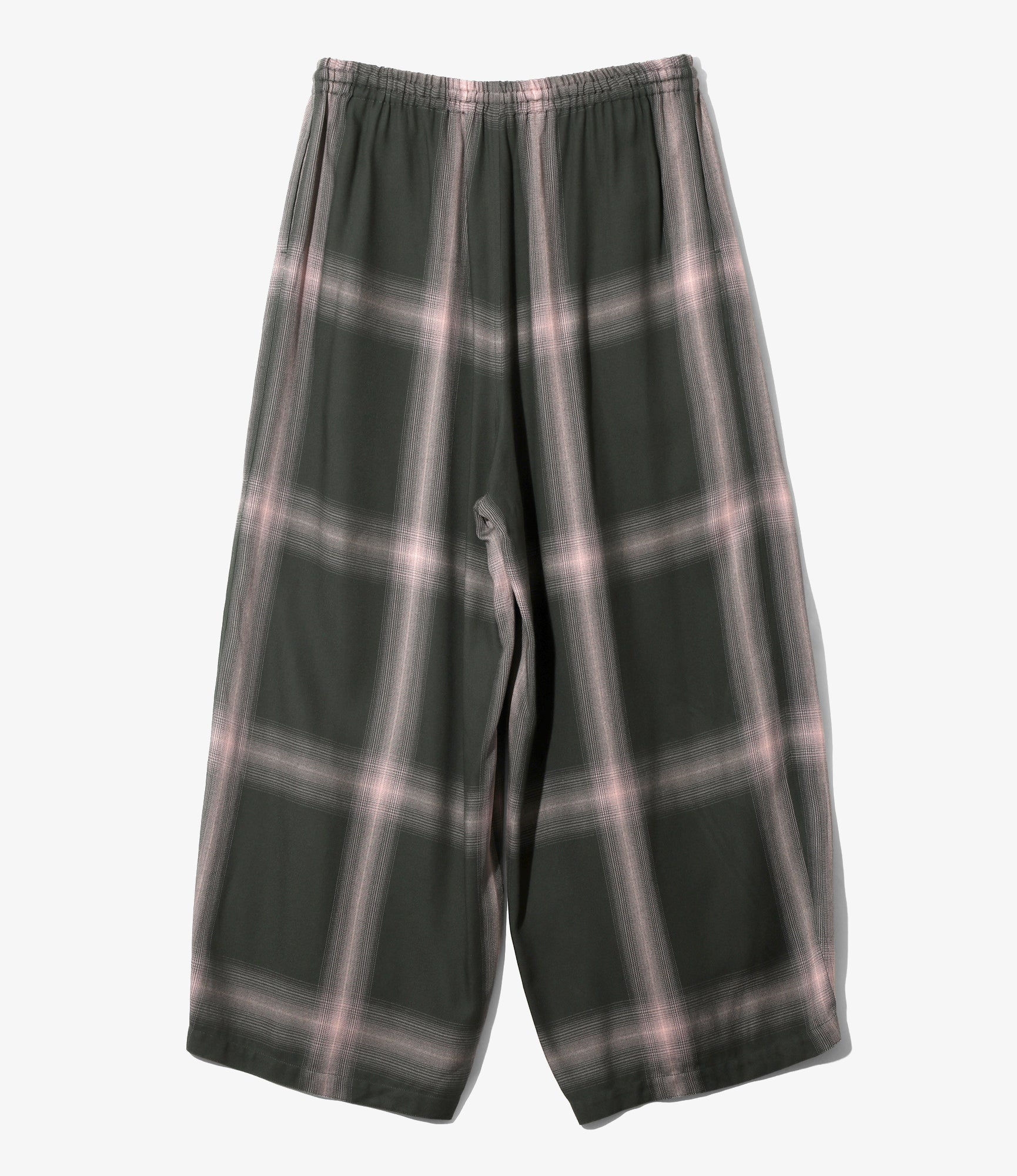 H.D. Pant – Green Plaid Rayon - Image 4