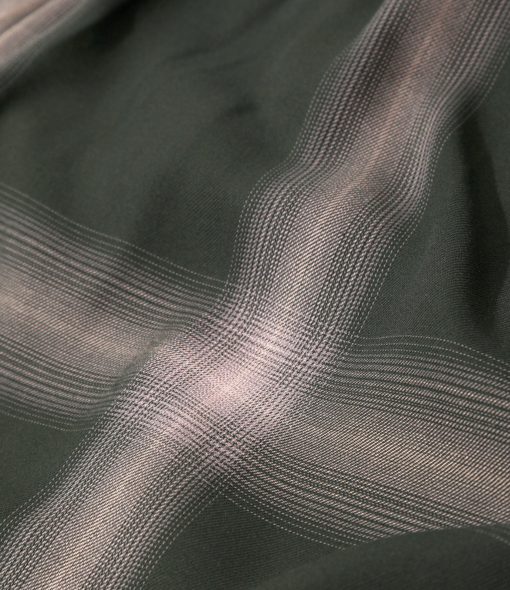 H.D. Pant – Green Plaid Rayon - Image 5