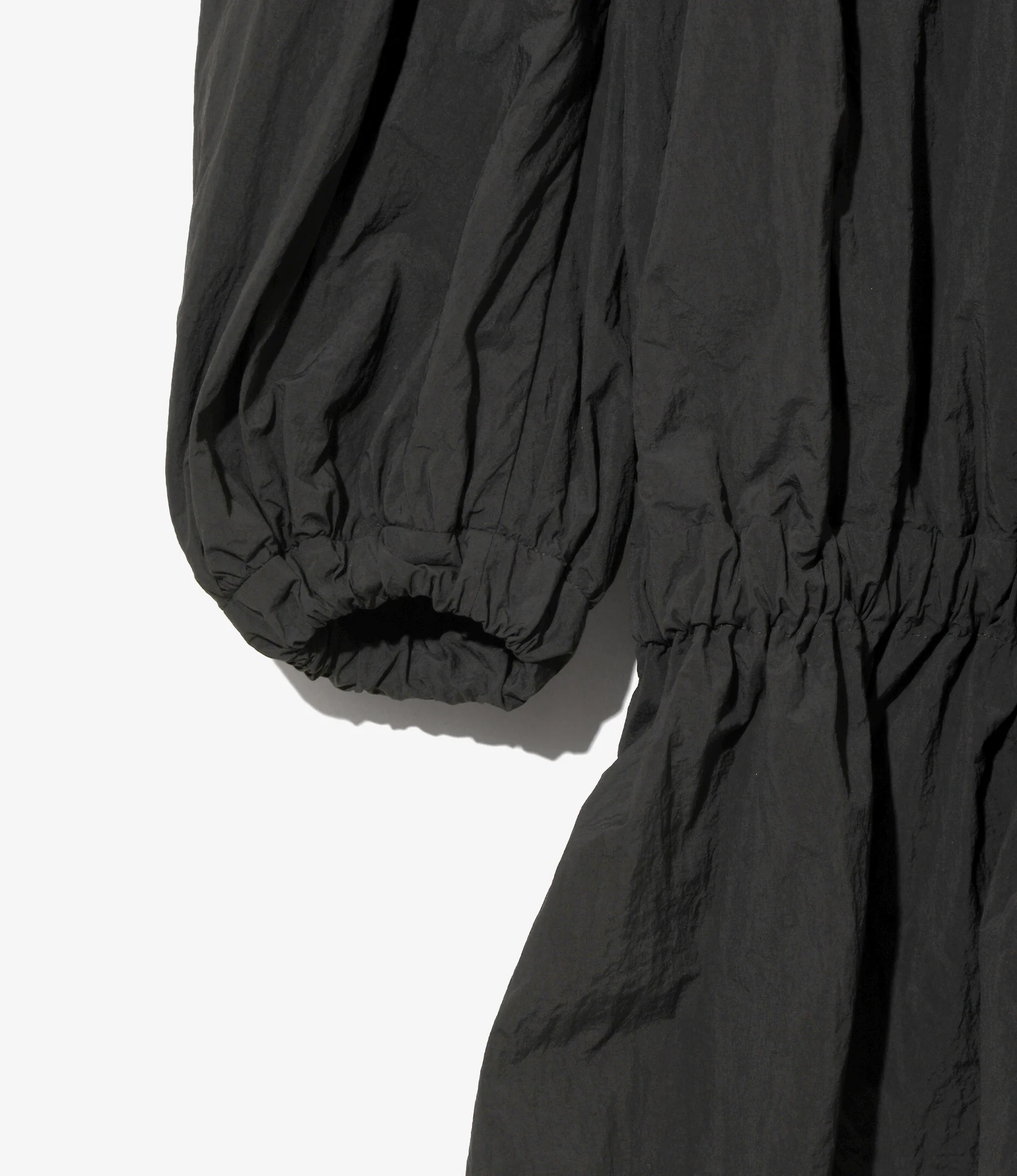 Hooded Zip Coat – Black - Image 2