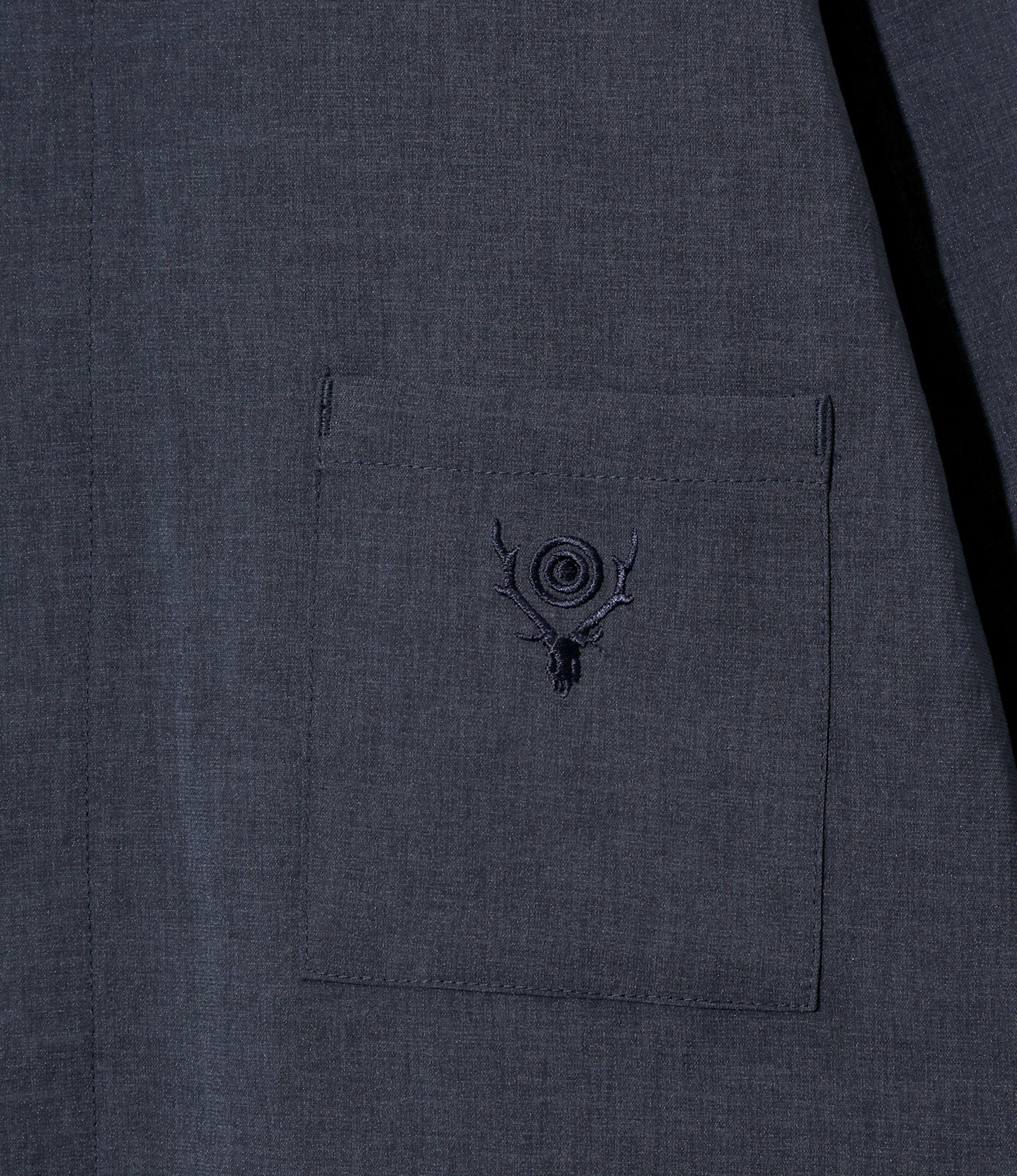 Hunting Shirt – Navy Oxford Cloth - Image 2