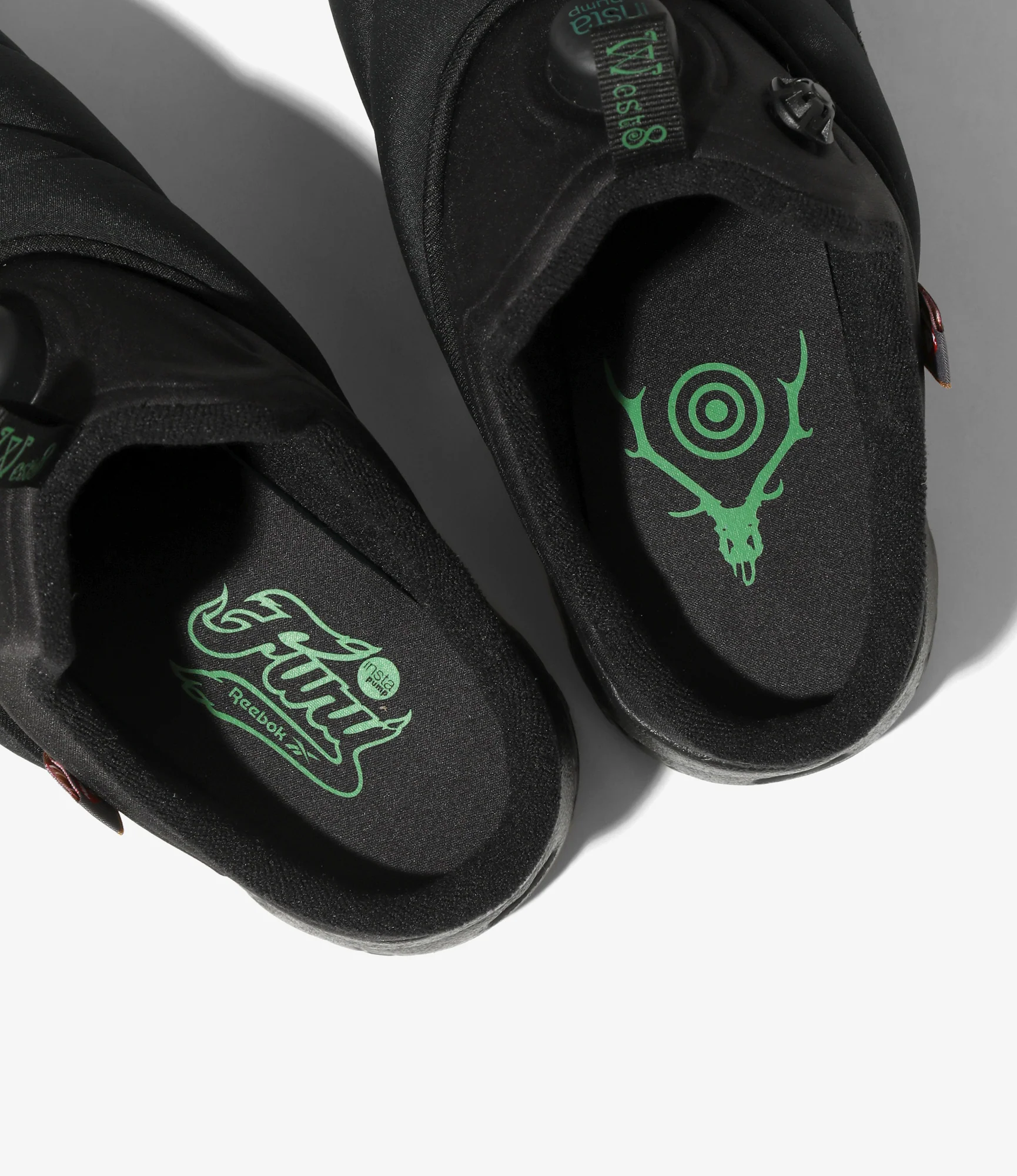 Instapump Fury Mule – Black/Green - Image 8