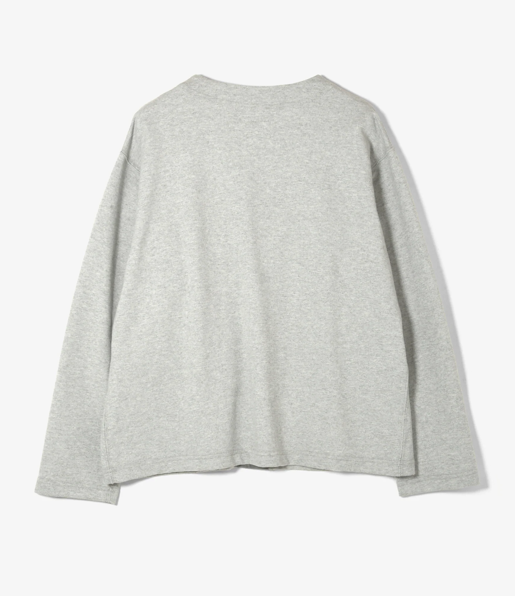 Knit Cardigan – Heather Grey French Terry - Image 4