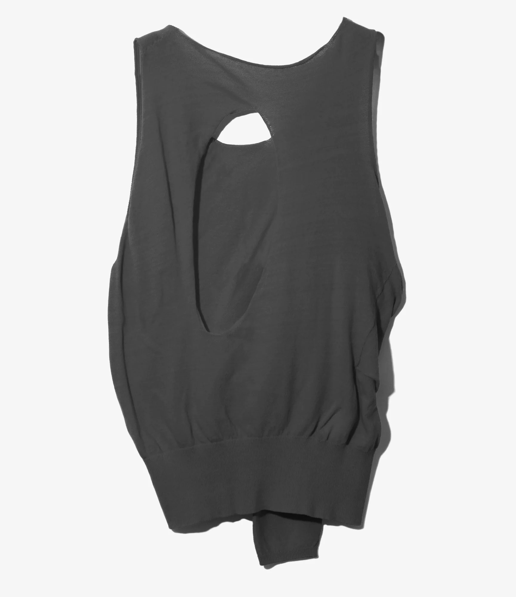 Knot Tank Top – Grey Sheer - Image 3