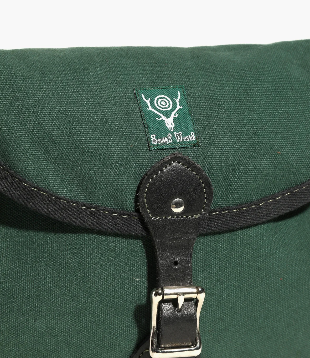 Medium Binocular Bag – Green 18oz Canvas - Image 2