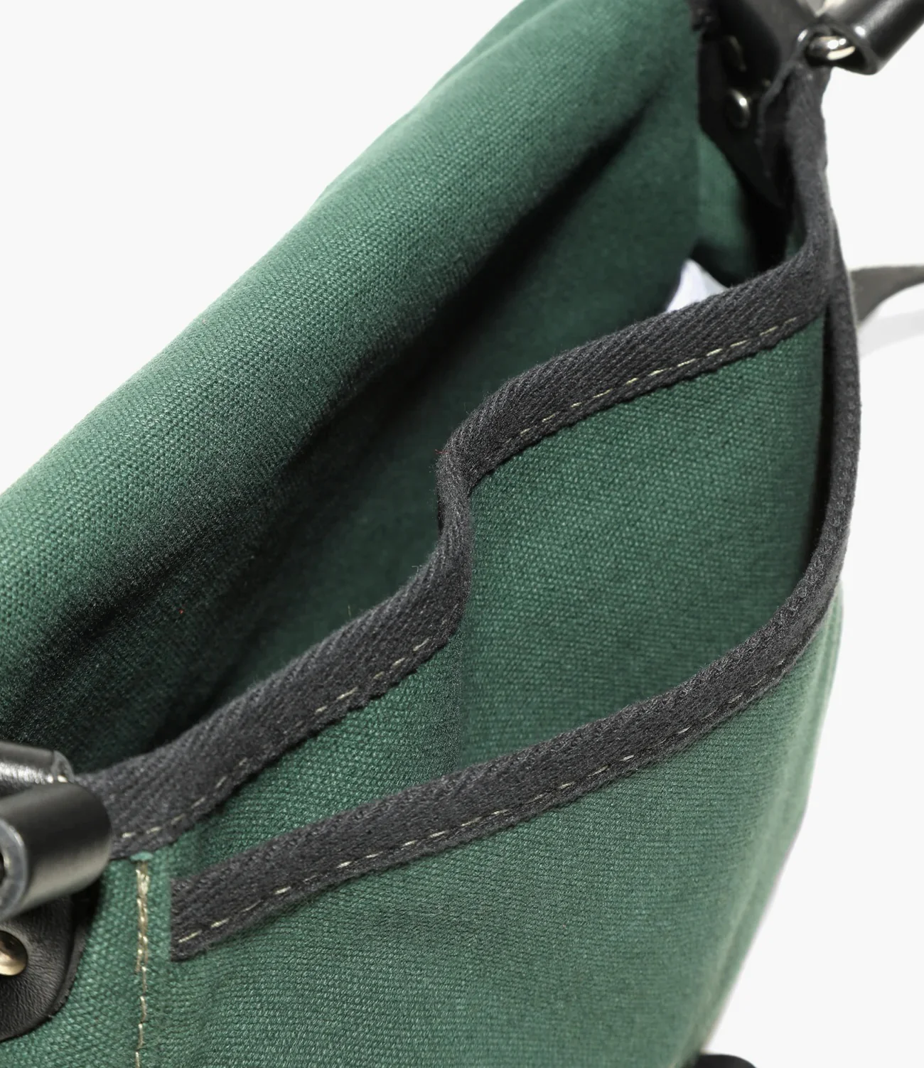Medium Binocular Bag – Green 18oz Canvas - Image 3