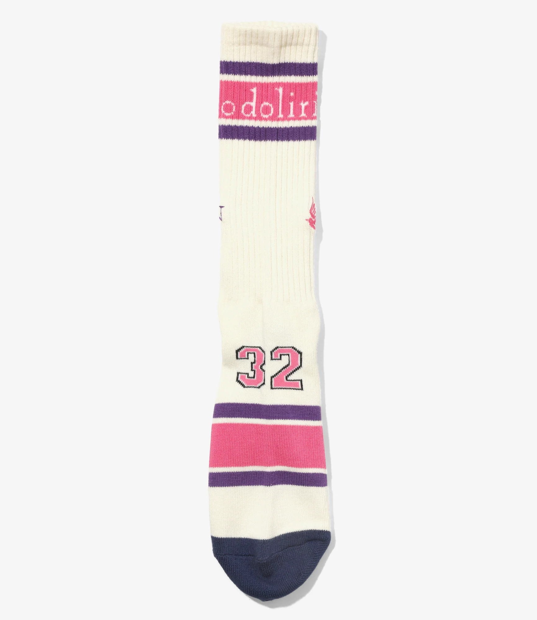Line & Number Socks – Natural - Image 2