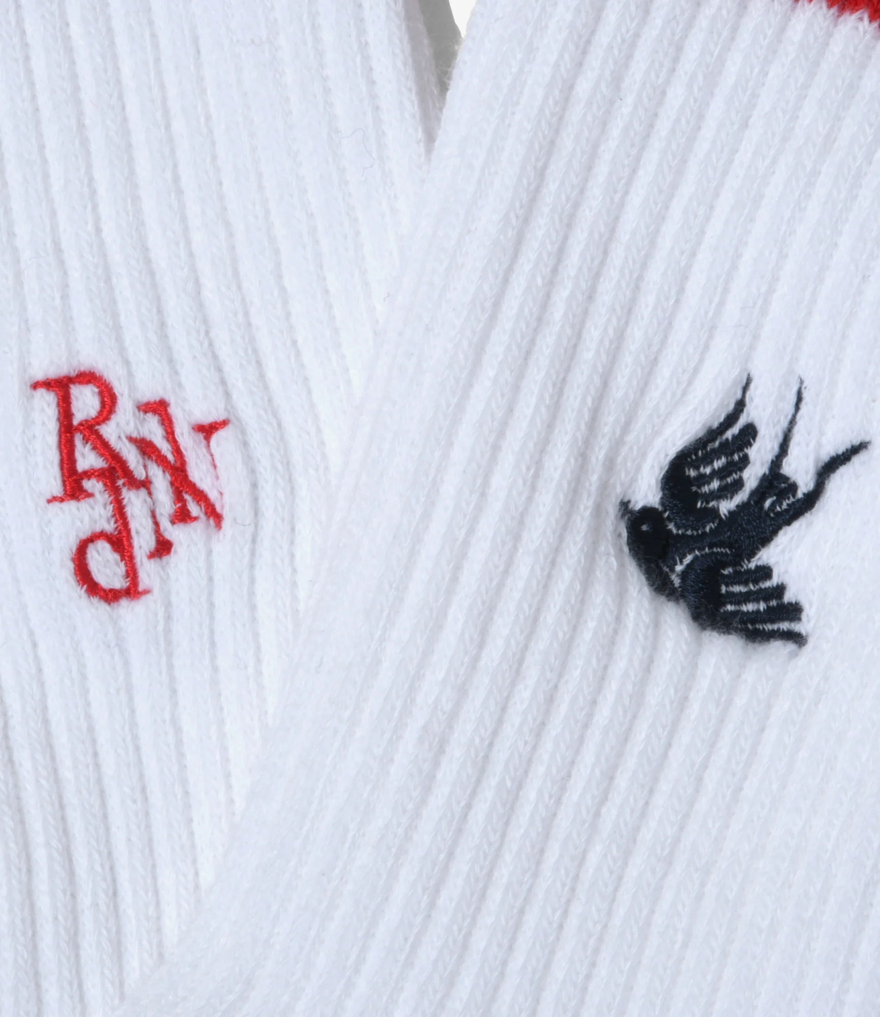 Line & Number Socks – White - Image 3