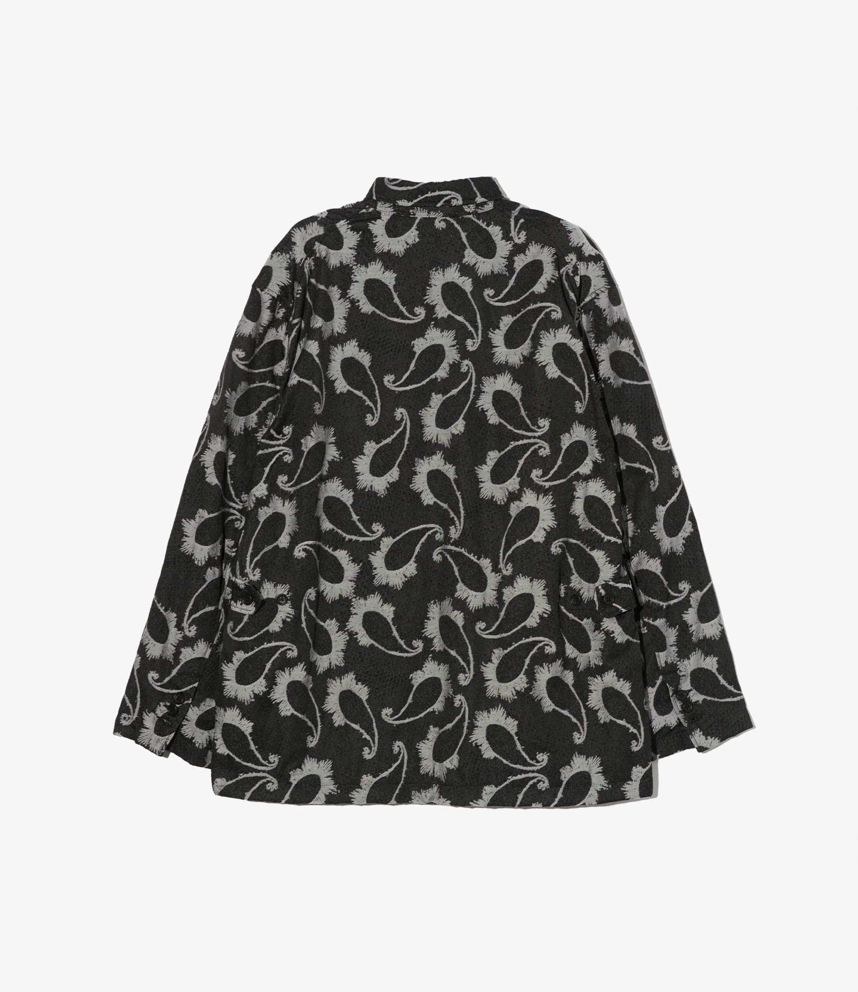 Loiter Jacket – Black Paisley Jacquard - Image 2