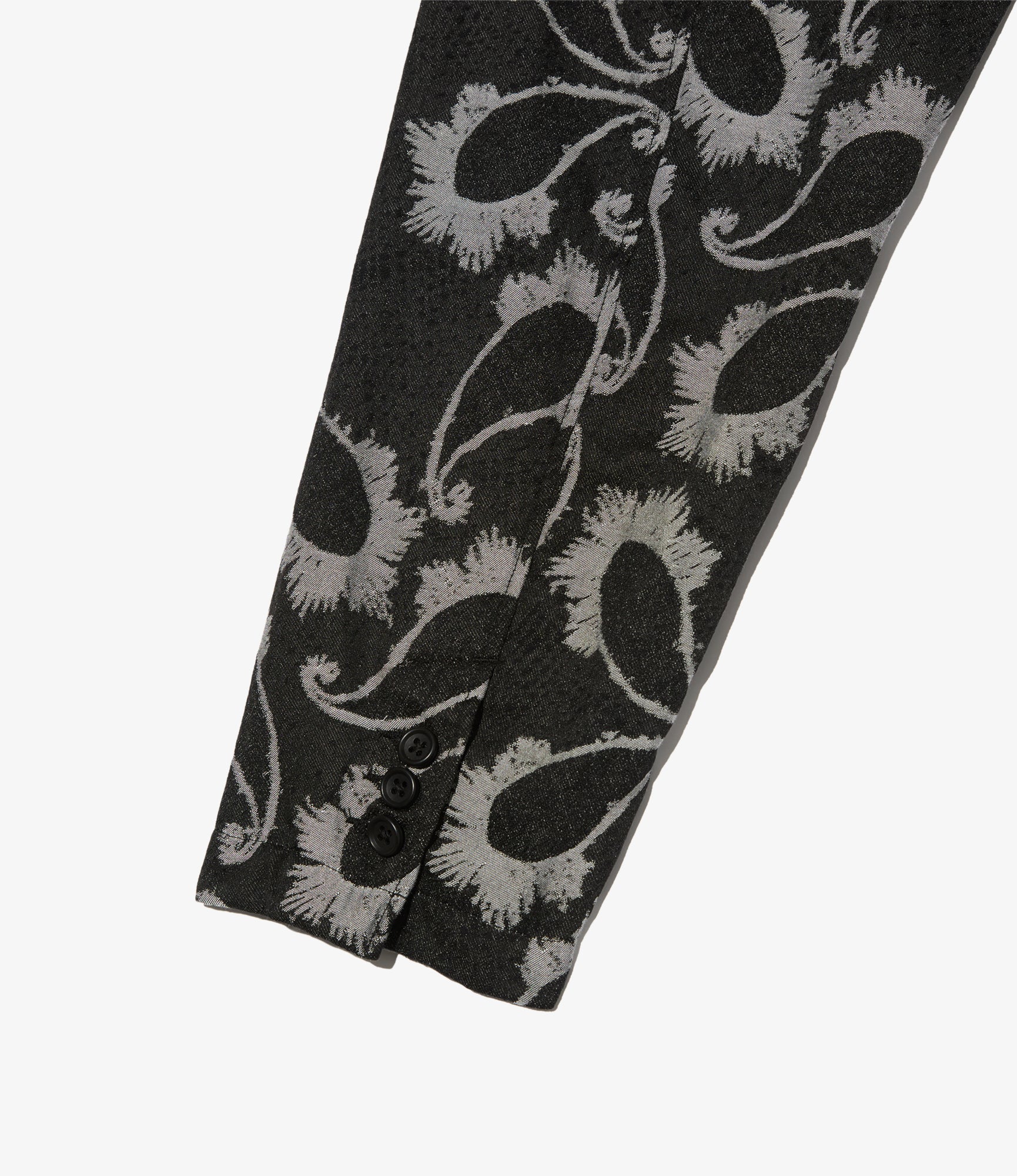 Loiter Jacket – Black Paisley Jacquard - Image 4