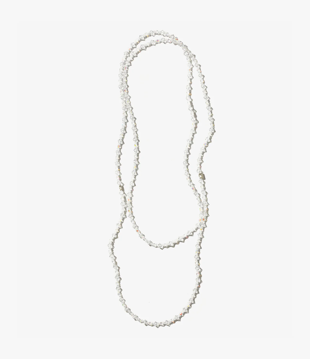 Long Crystal Bead Necklace - Image 4