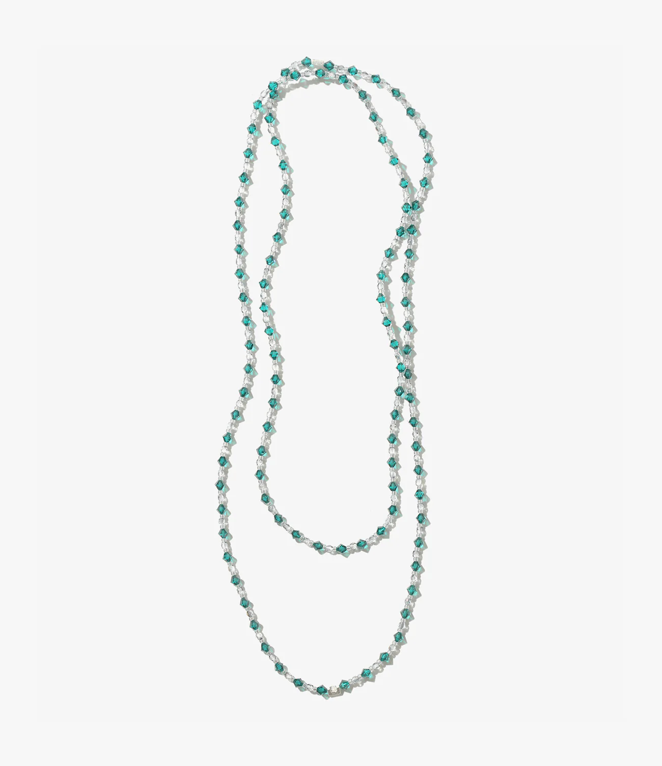 Long Crystal Bead Necklace - Image 5