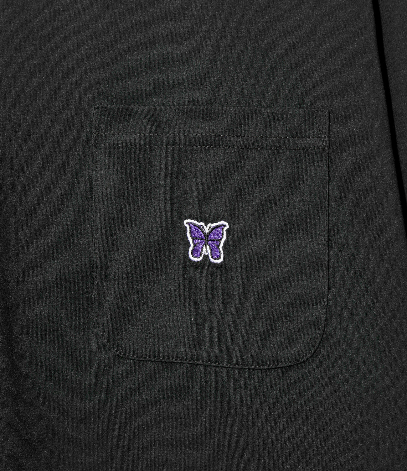 Long Sleeve Crew Neck – Black Jersey - Image 3