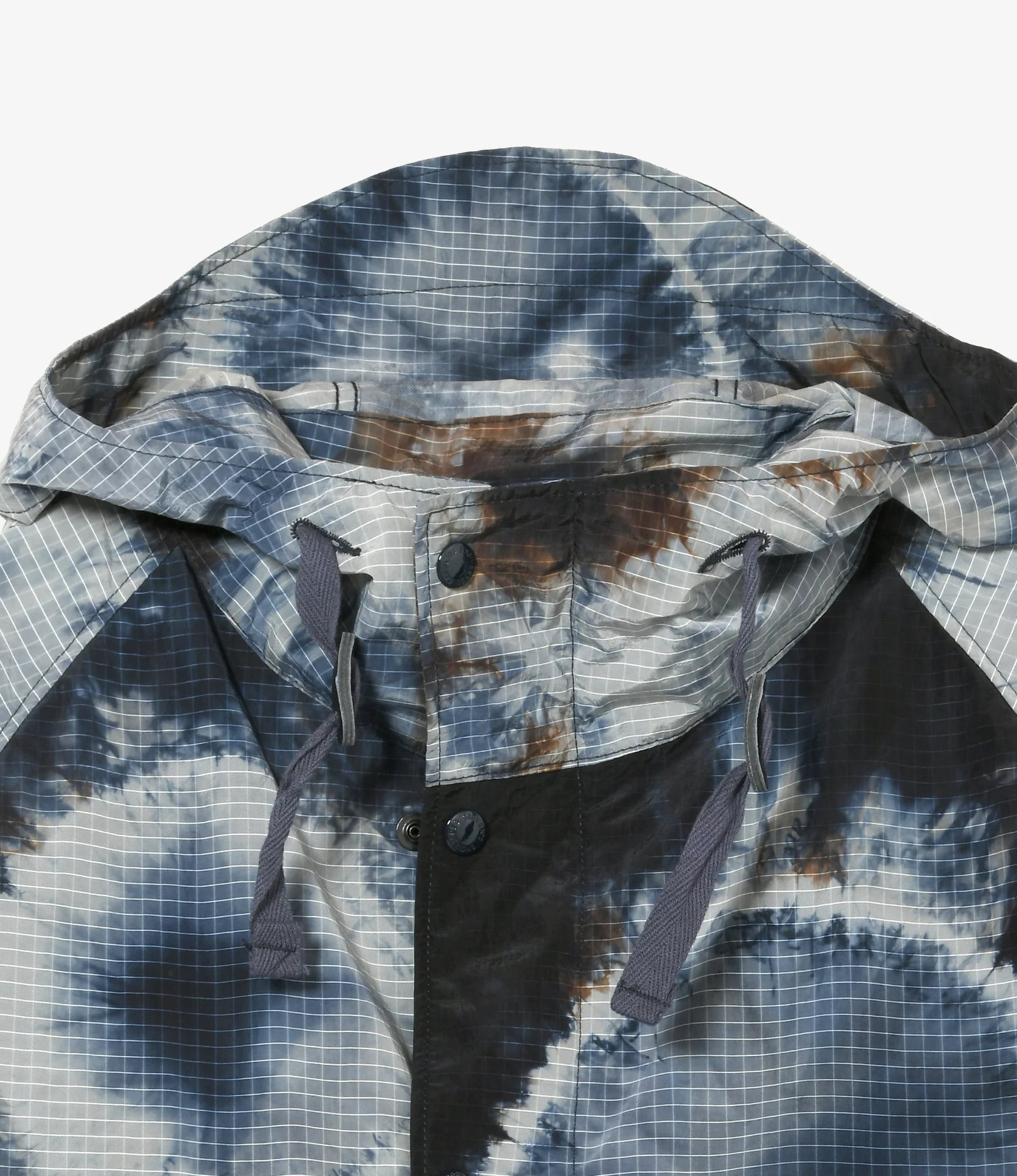 Lt Parka – Navy Tie Dye Ripstop Nylon - Image 2