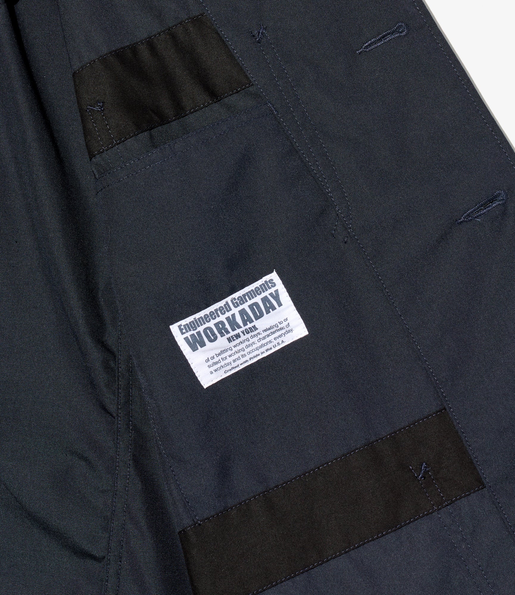 MED Blazer – Dark Navy Poplin - Image 4