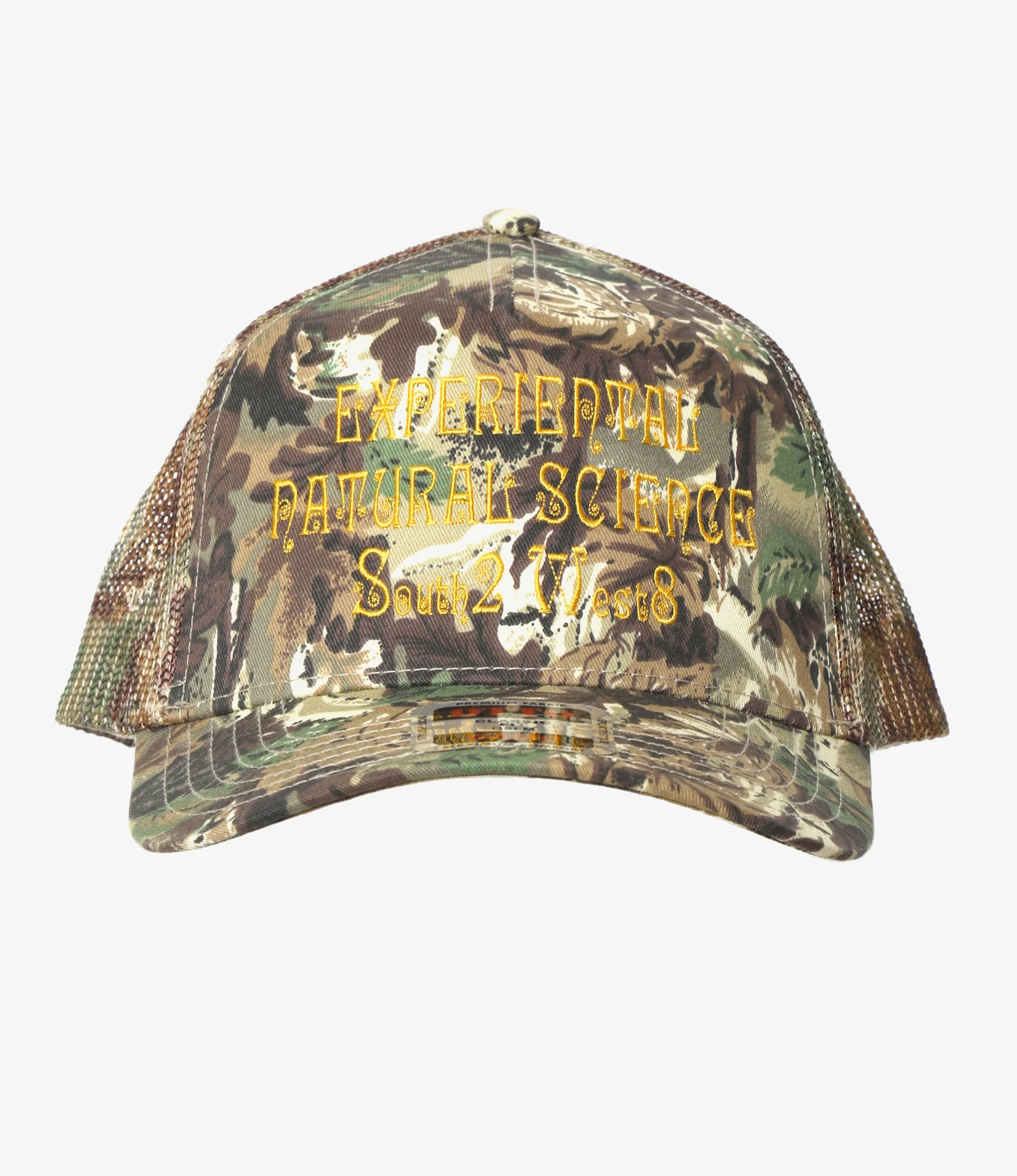 Mesh Back Cap – Camo 'ENS' Embroidery - Image 2