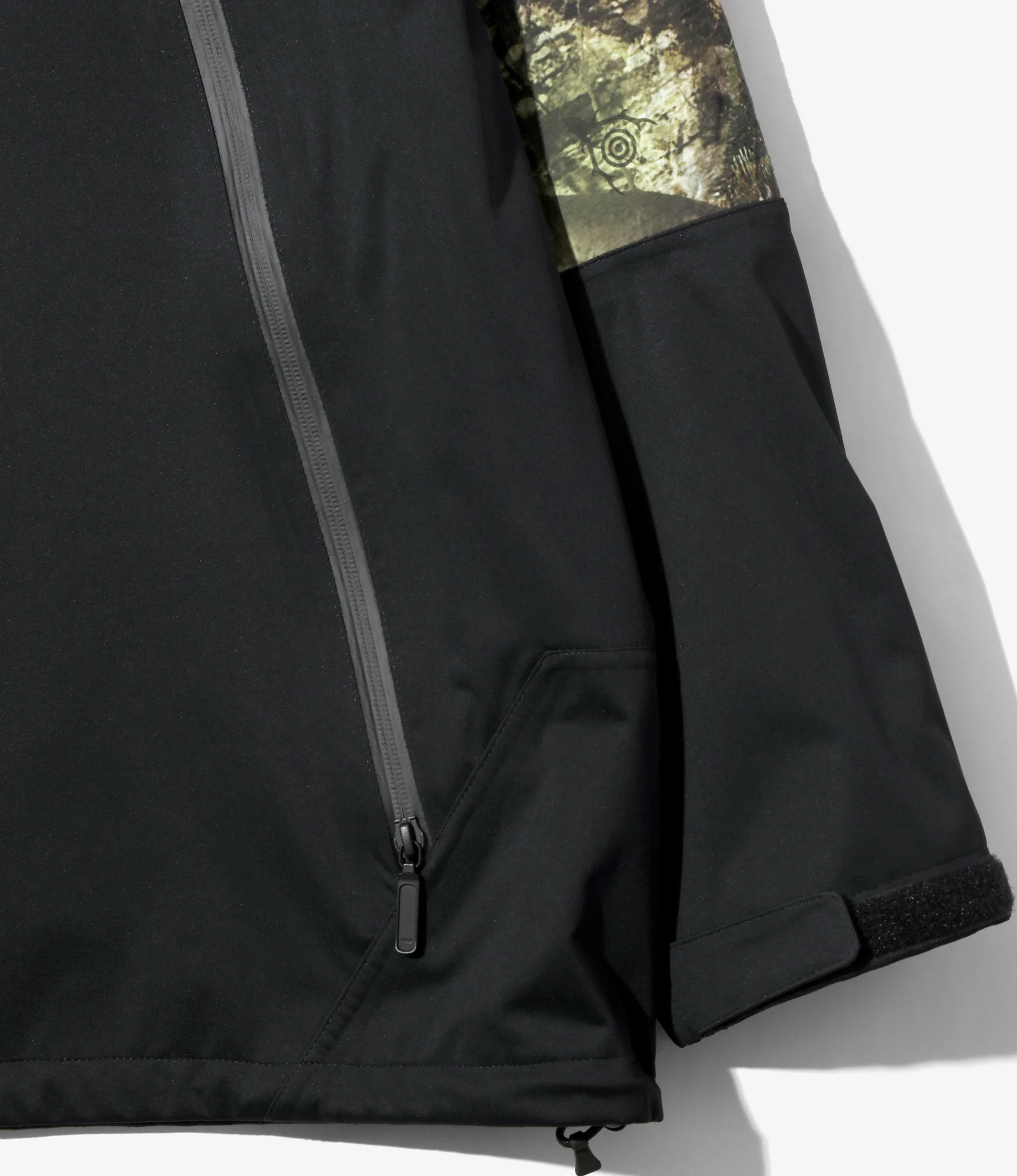 Mountain Parka – Black/Camo Combo Nylon Tussah - Image 3