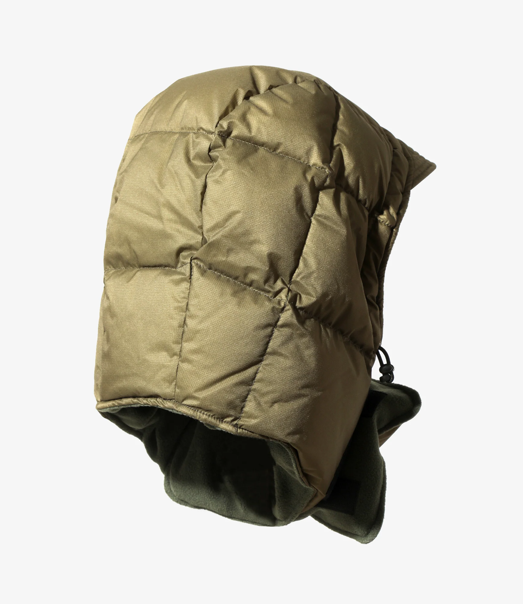 Down Hood – Olive Ripstop Nylon - Image 4