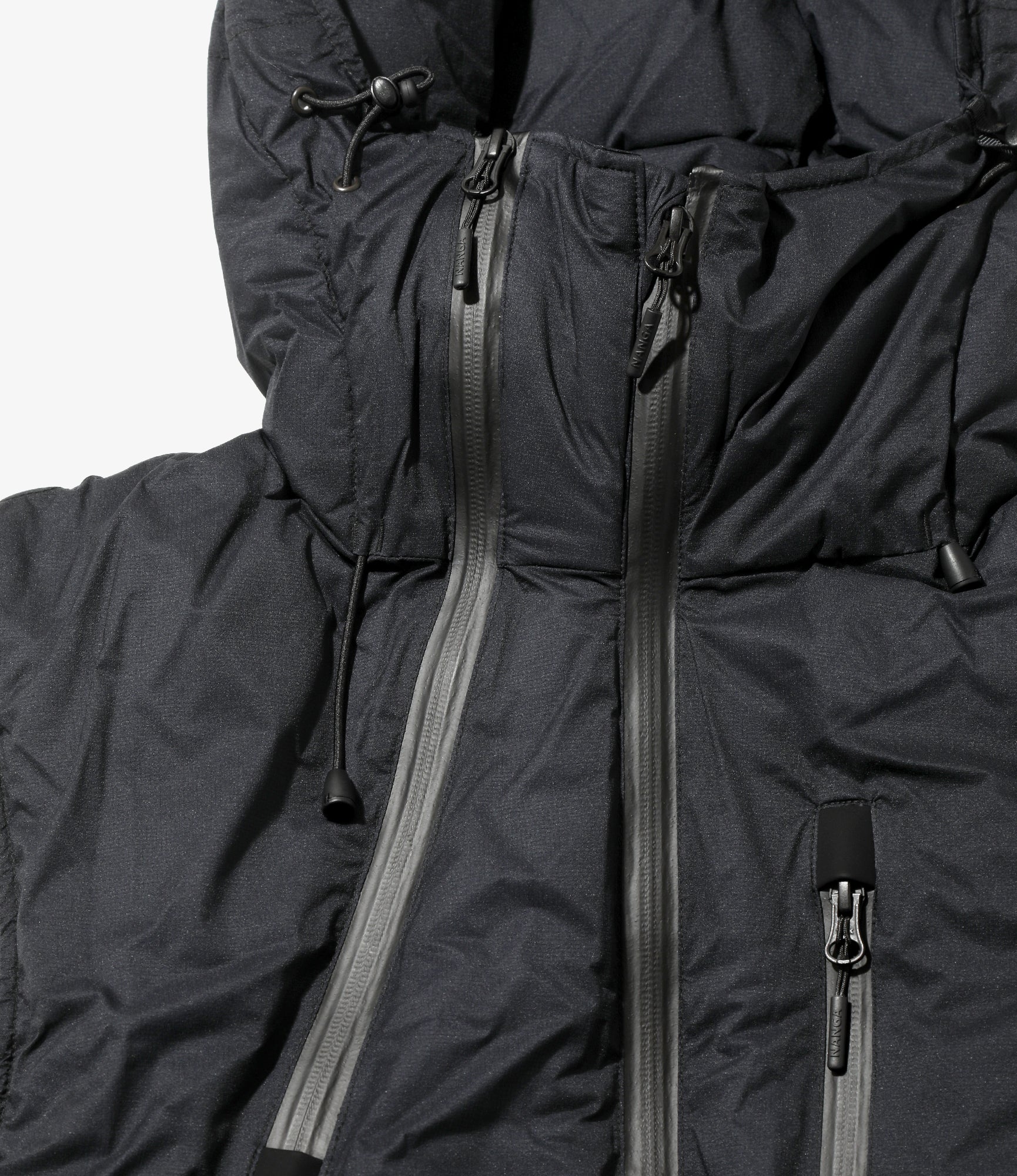 Down Zip Vest – Dark Navy Ripstop Nylon - Image 2