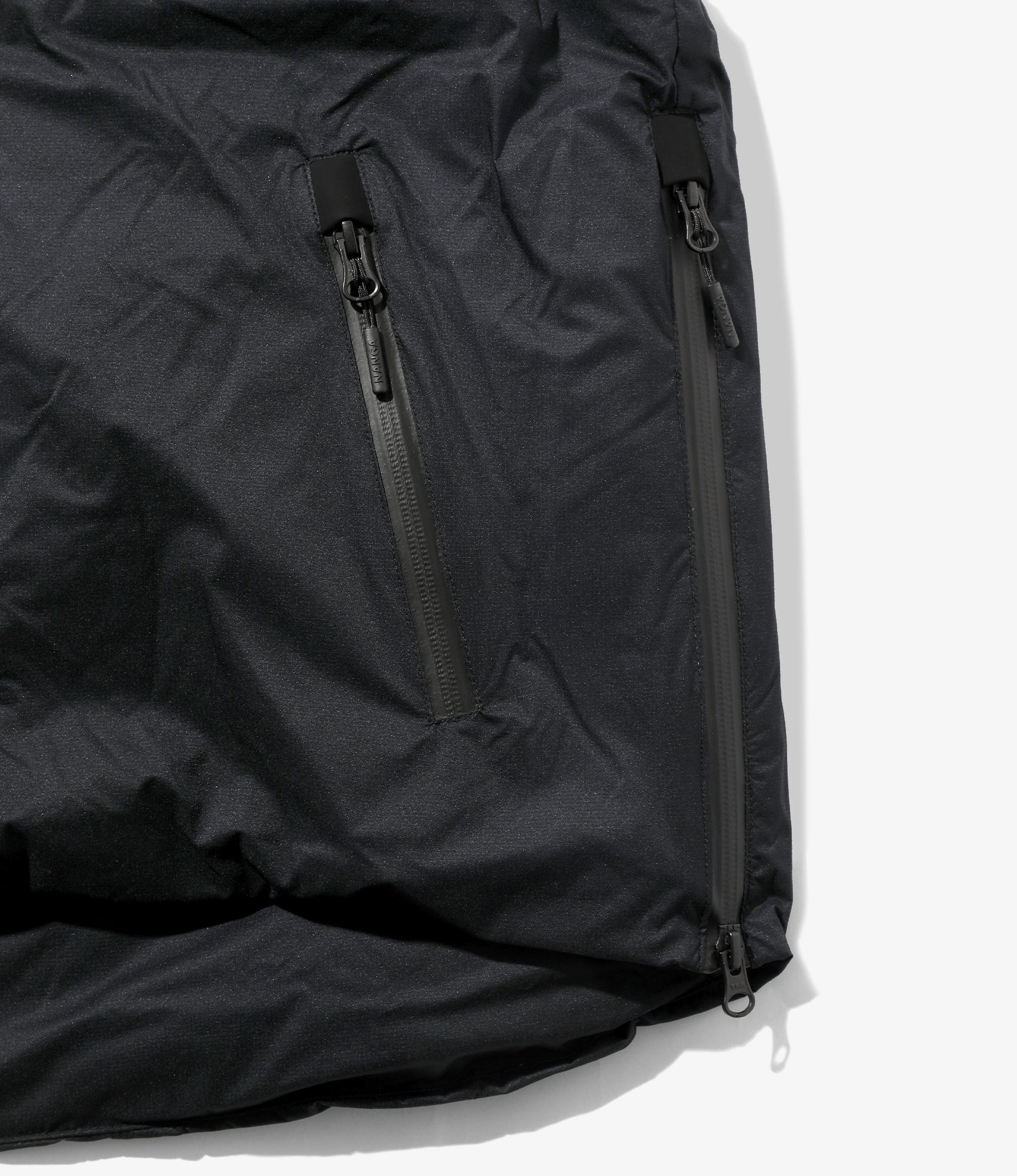 Down Zip Vest – Dark Navy Ripstop Nylon - Image 6