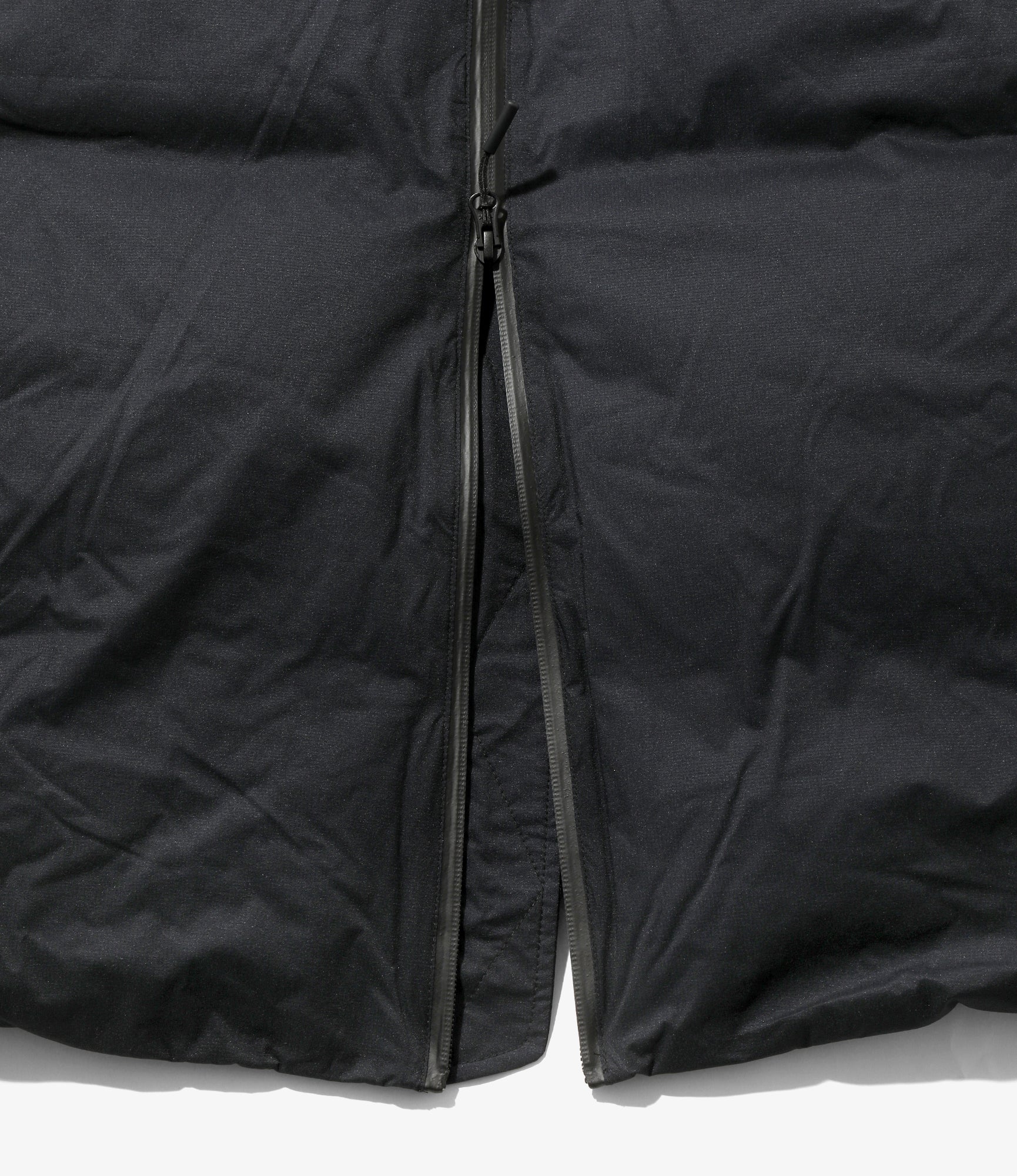 Down Zip Vest – Dark Navy Ripstop Nylon - Image 9
